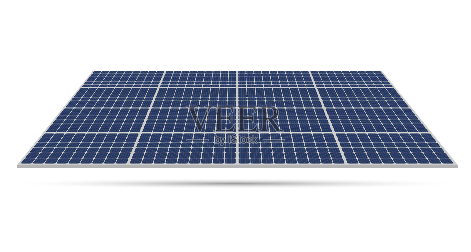 太阳能电池板和风力涡轮机或替代能源。生态可持续能源供给。矢量插图设计。插画图片素材