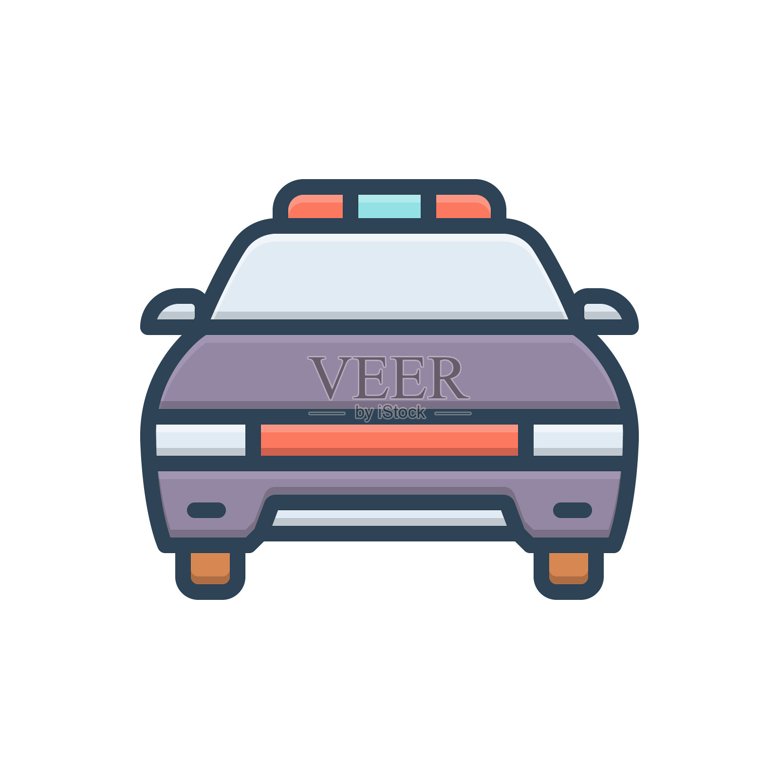 警车插画图片素材