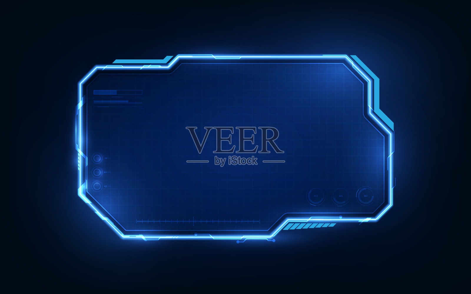 科幻框架网络图案背景设计eps 10矢量插画图片素材