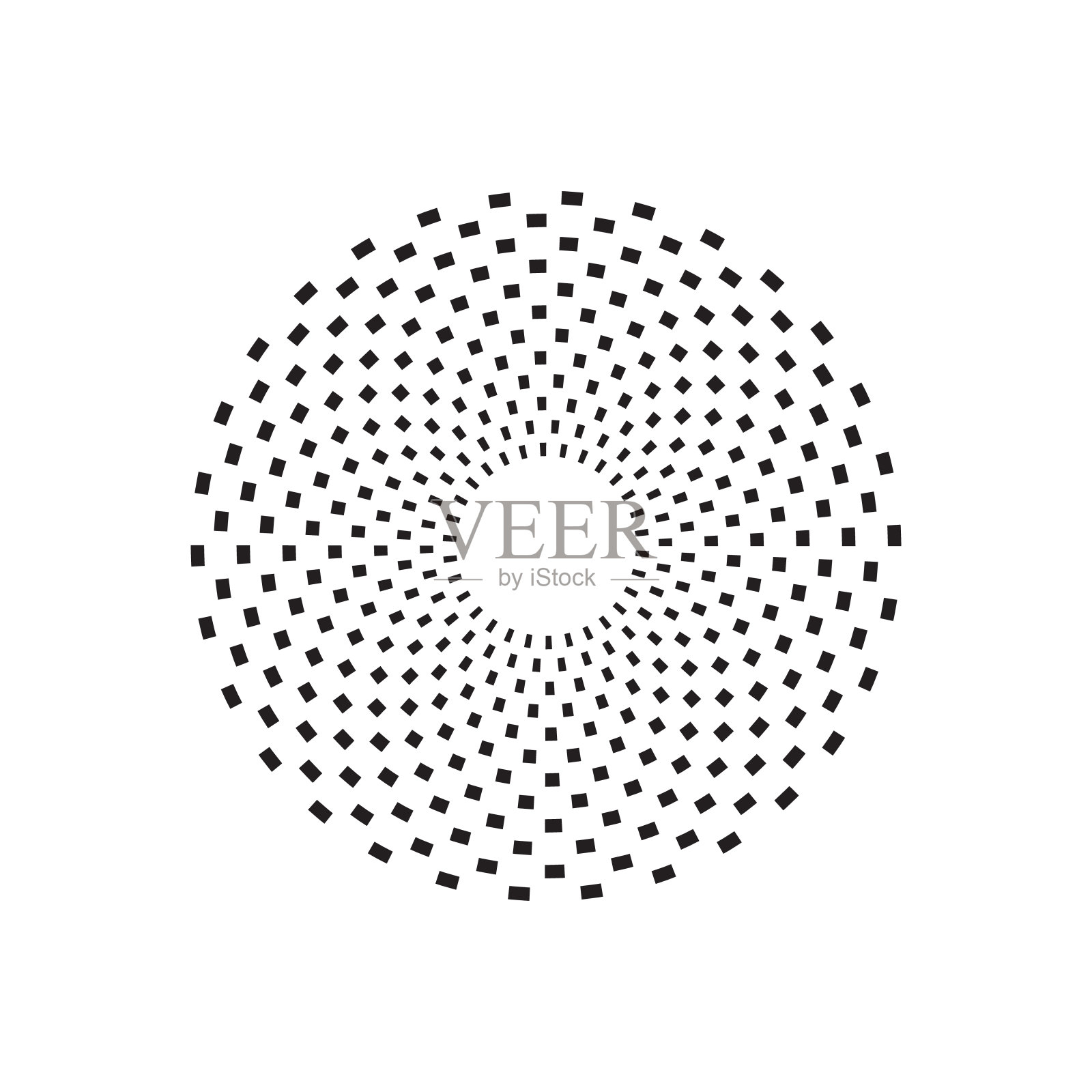 抽象均衡器音乐声波圆矢量图标符号。标志设计，圆线图标，圆项目，元素背景，插图插画图片素材