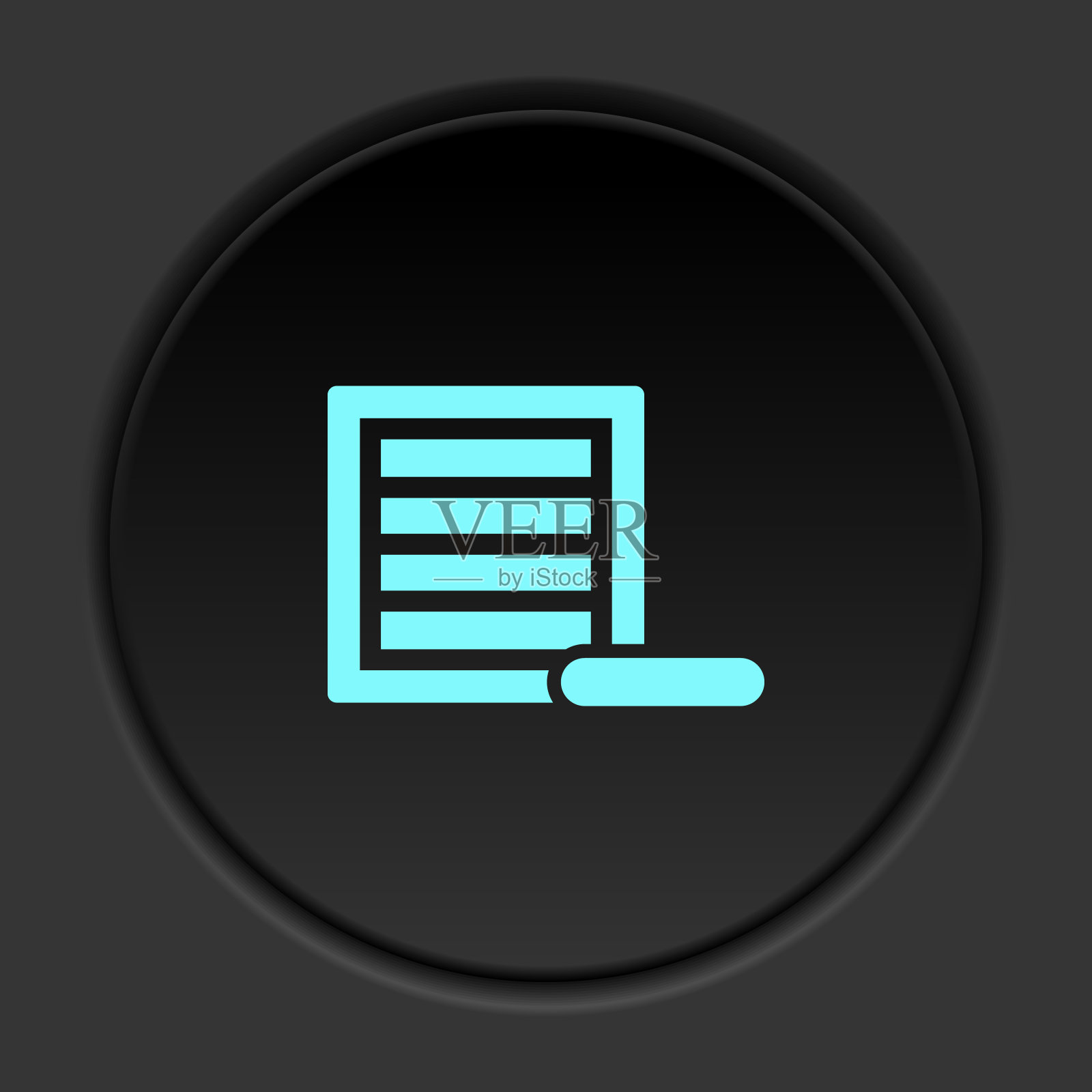 圆形按钮图标，卡，钱，钱包。按钮横幅圆形，徽章界面的应用说明图标素材