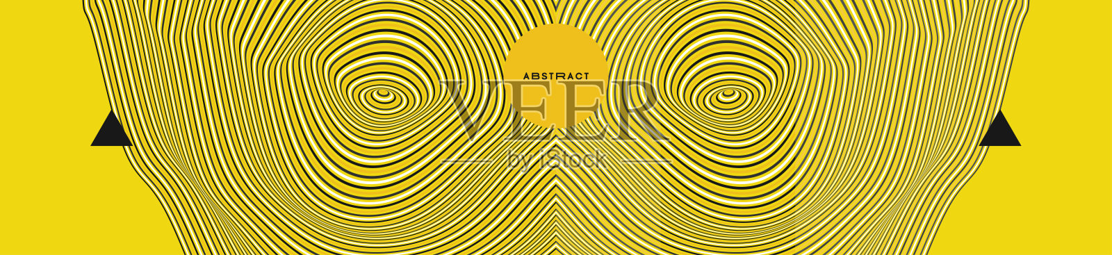 背景与光学错觉。图案可以作为一个模板用于小册子，年度报告，杂志，海报，演示，传单或横幅。3 d矢量插图。设计模板素材