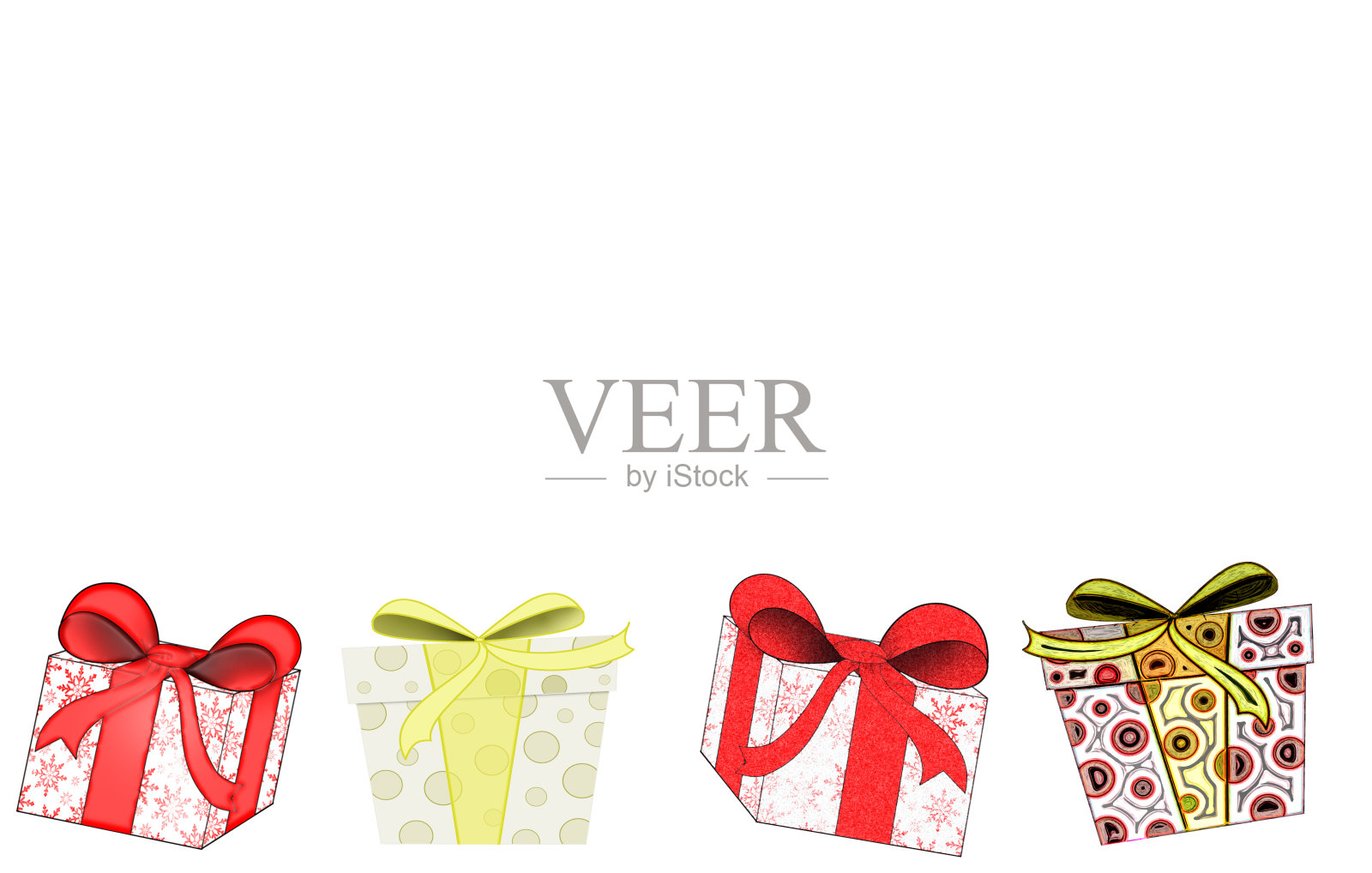 礼物插画图片素材