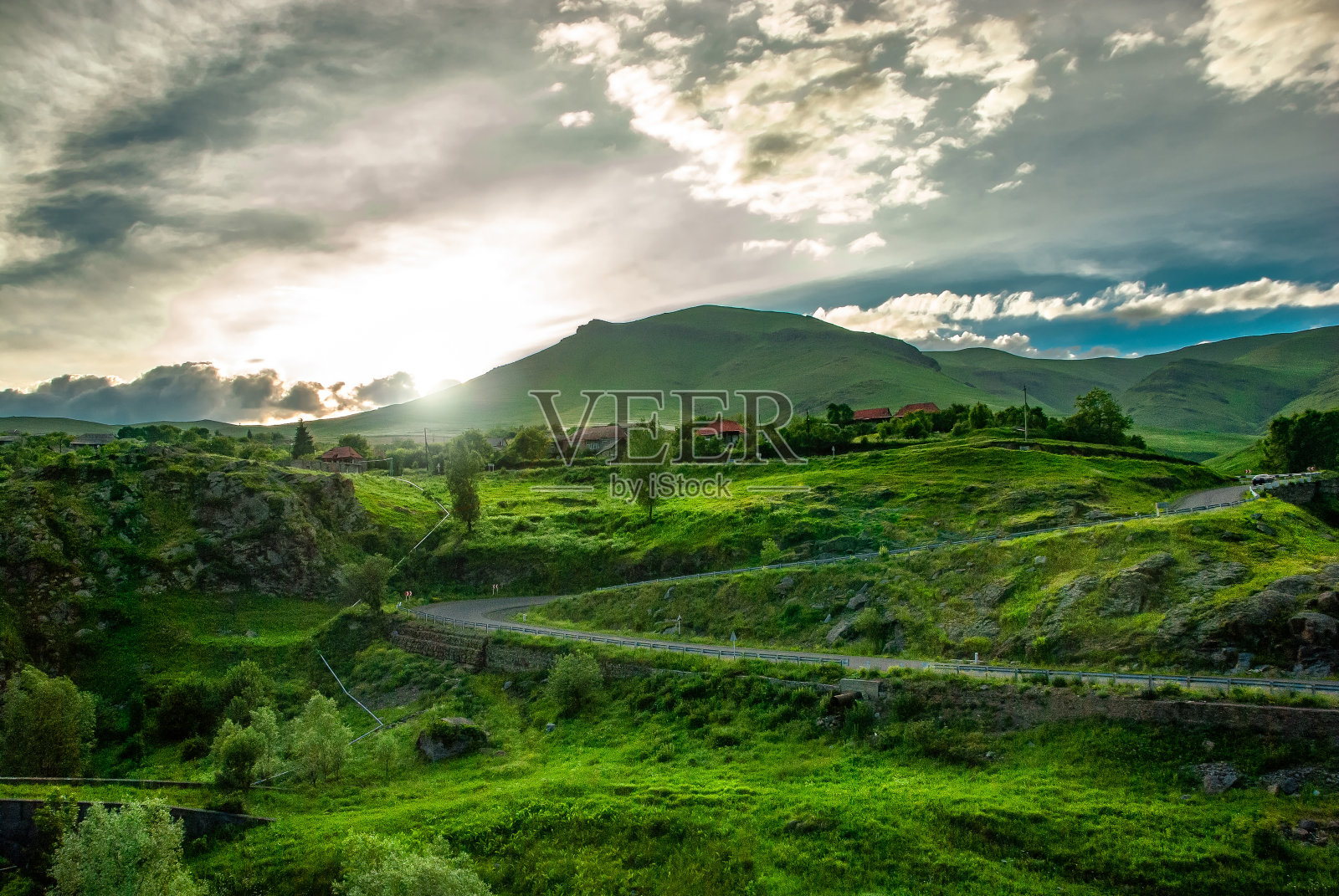美丽的亚美尼亚自然风光。照片摄影图片