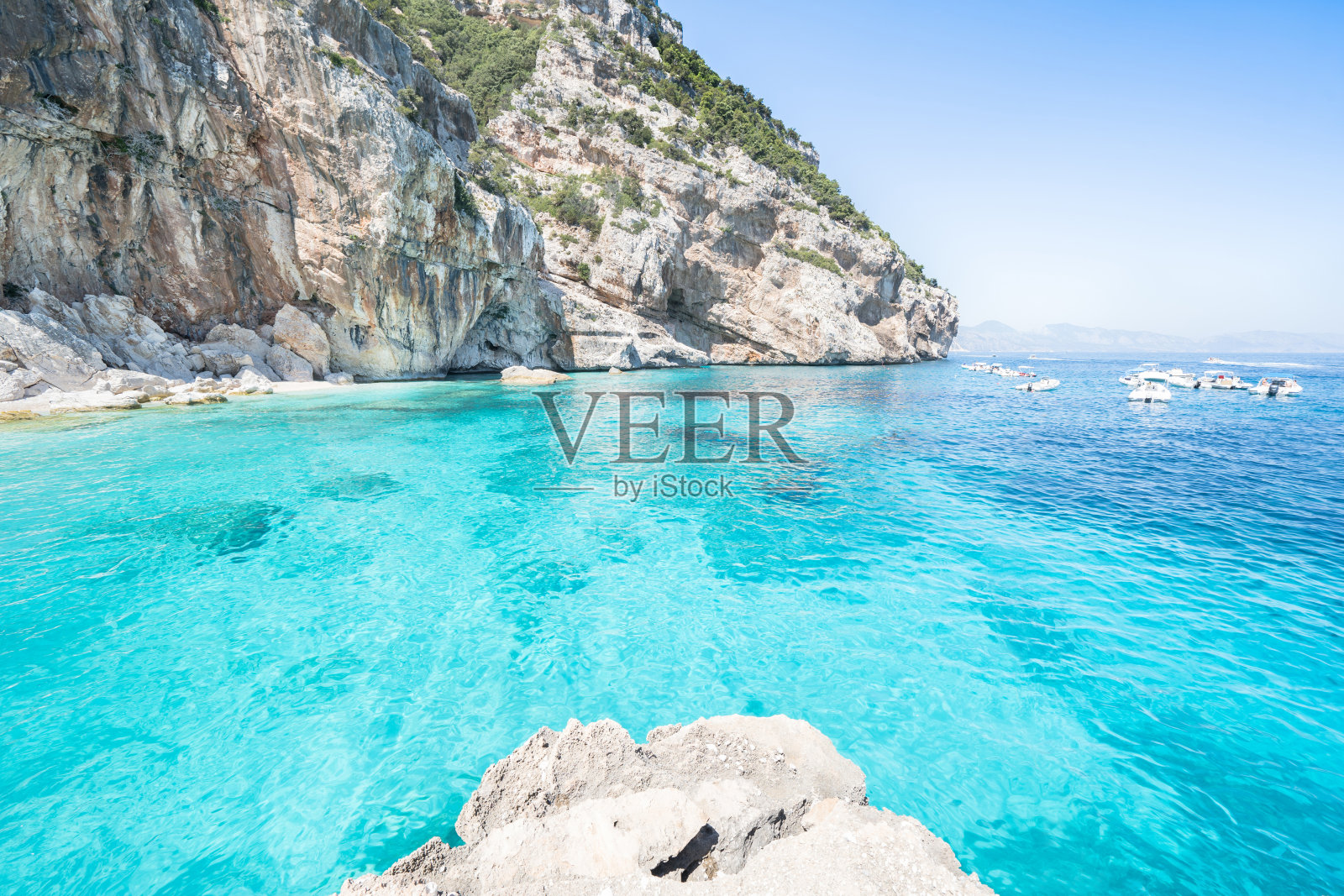 意大利撒丁岛卡拉马里奥卢海滩照片摄影图片