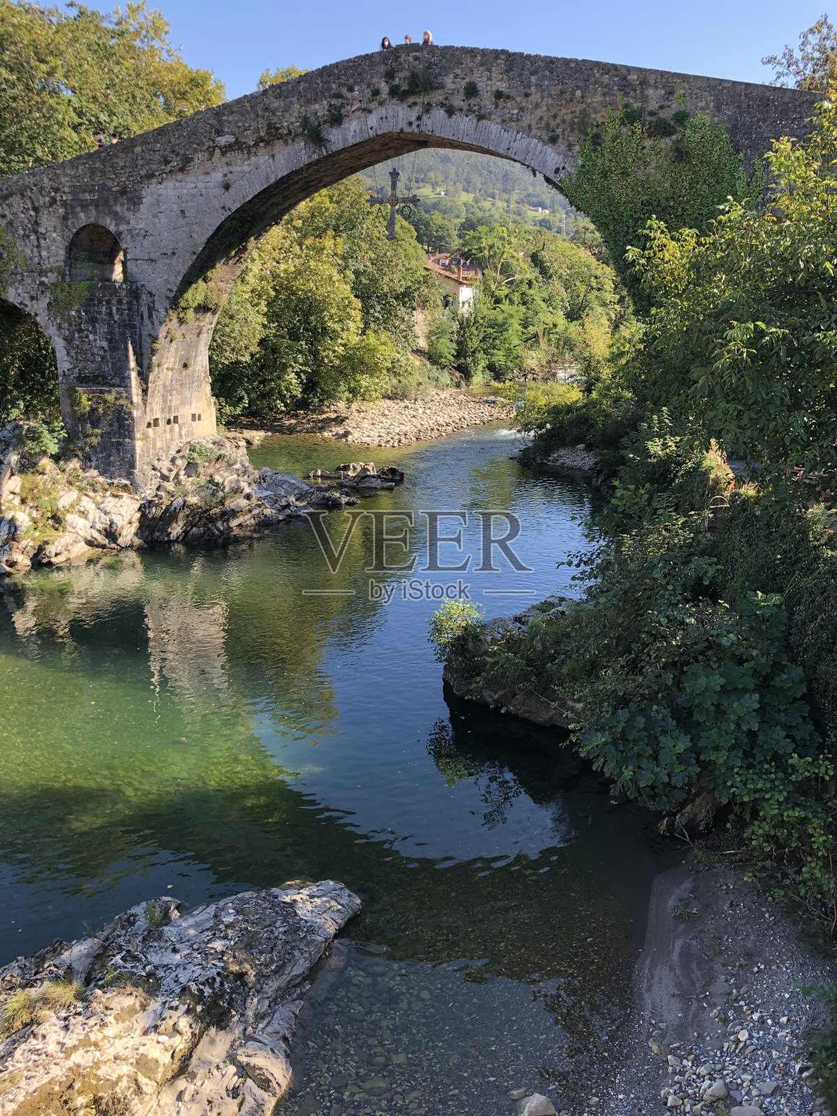 Onis Roman Bridge的canas照片摄影图片