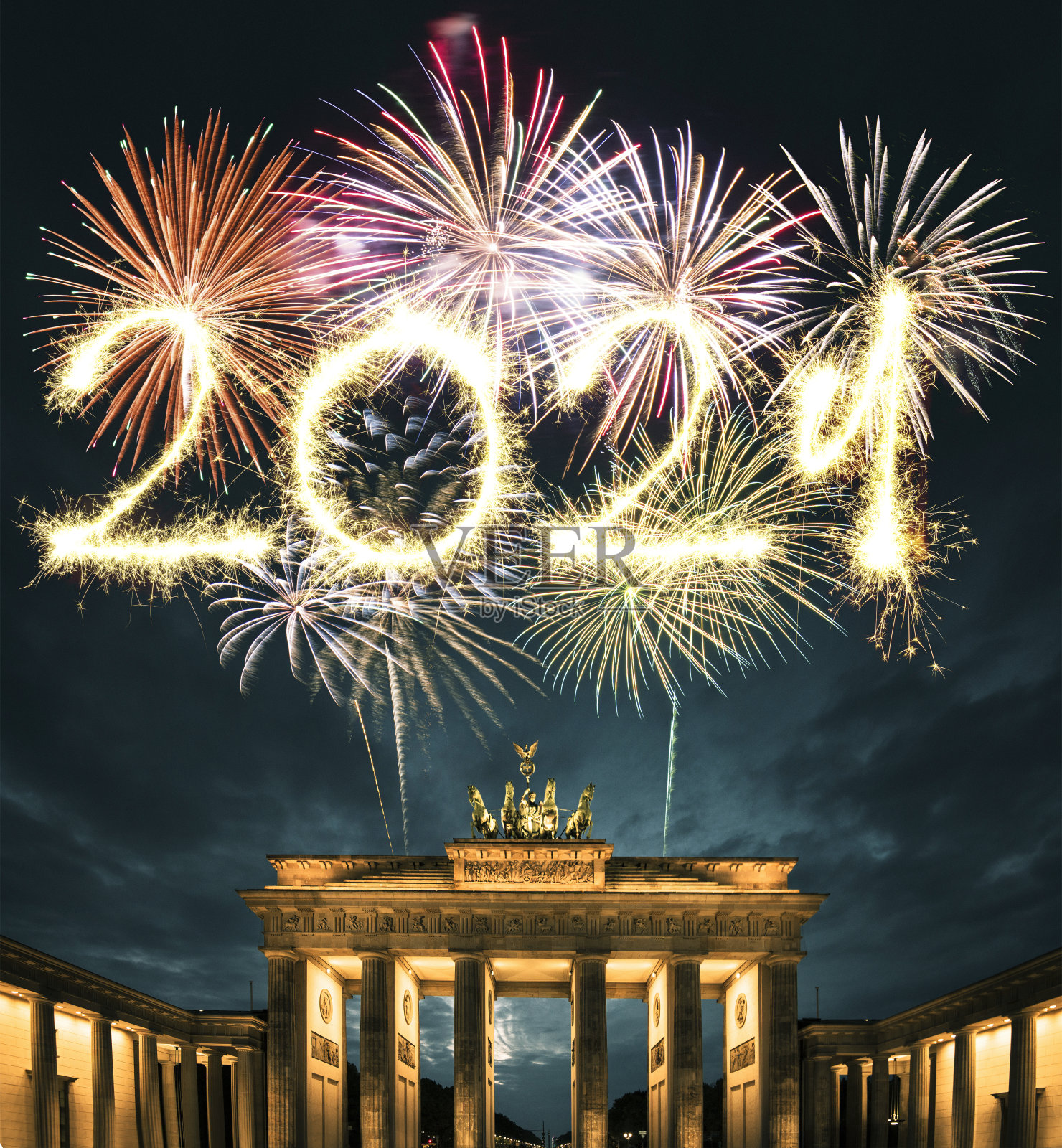 柏林庆祝2021年照片摄影图片