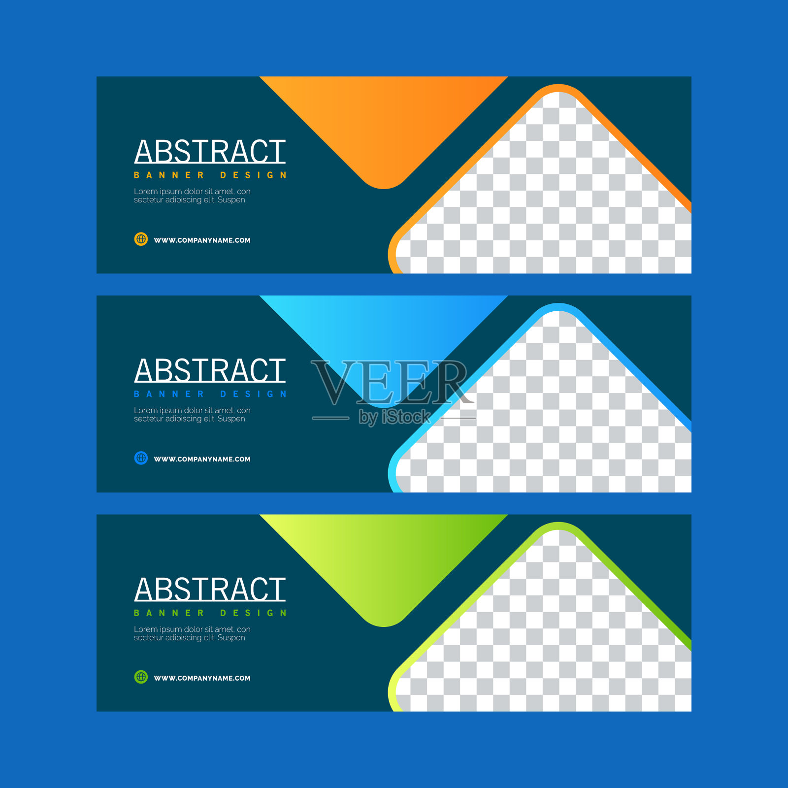 摘要横幅模板设计水平页眉设计模板素材