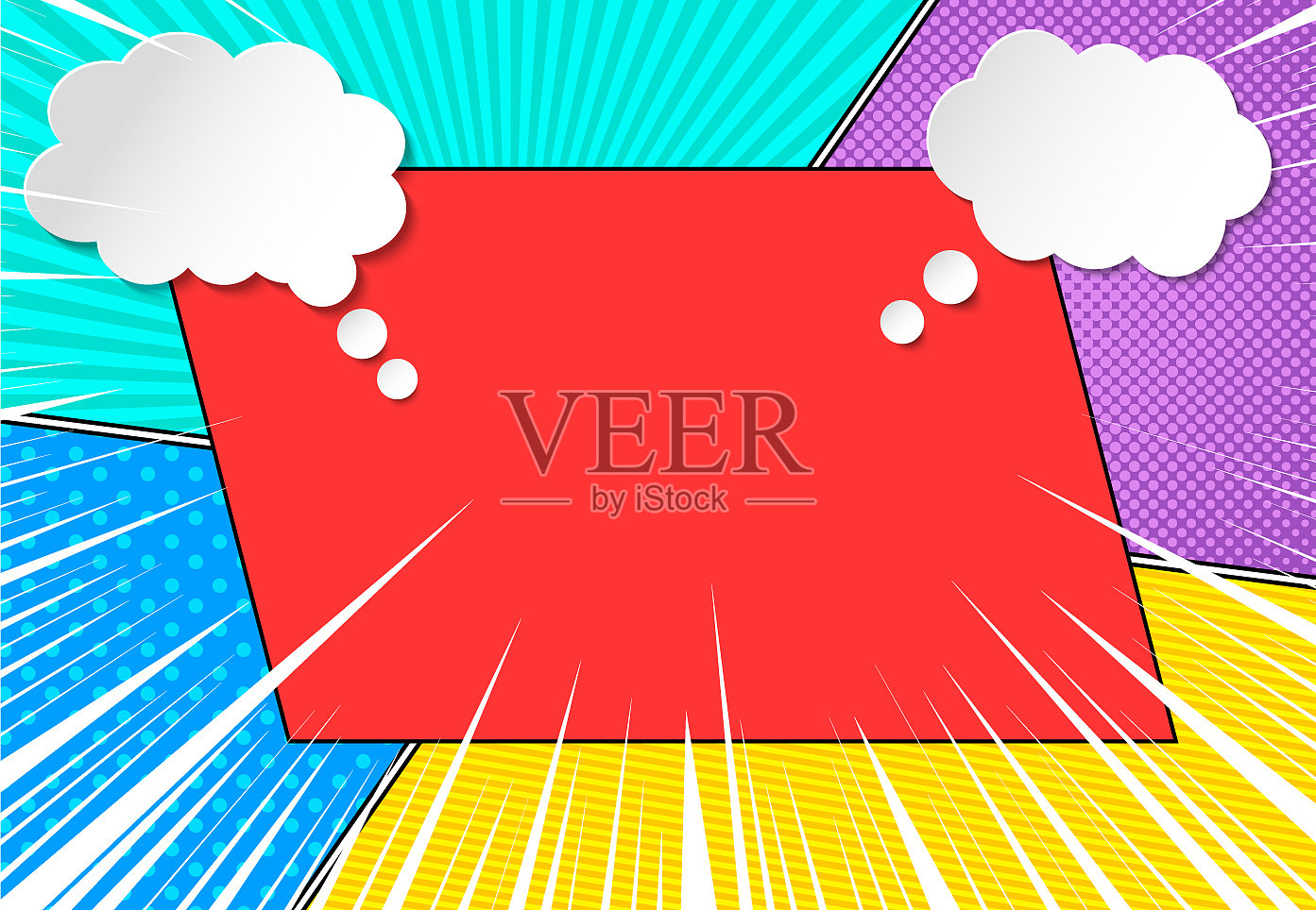 漫画的概念插画图片素材