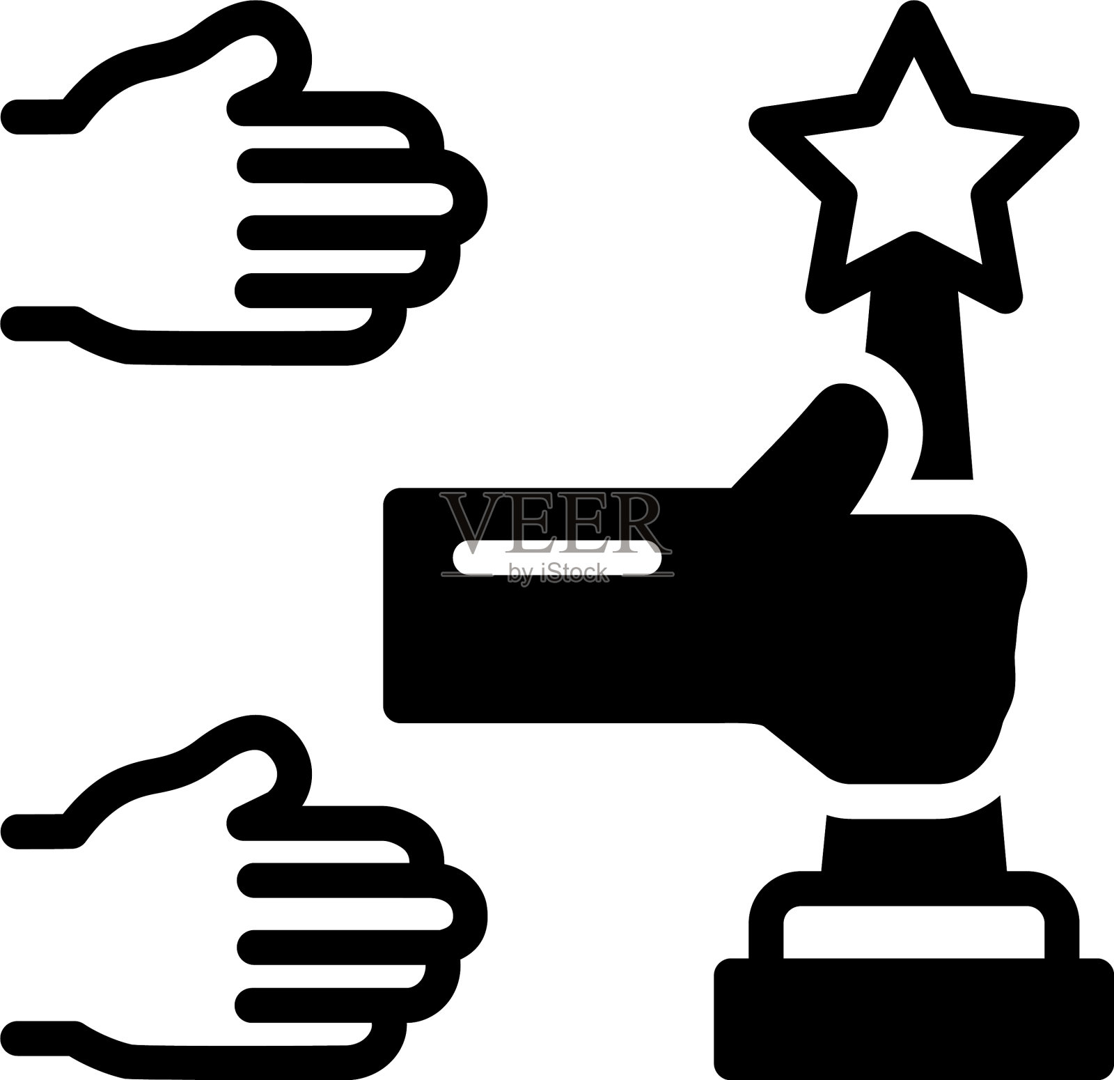 他们的插画图片素材