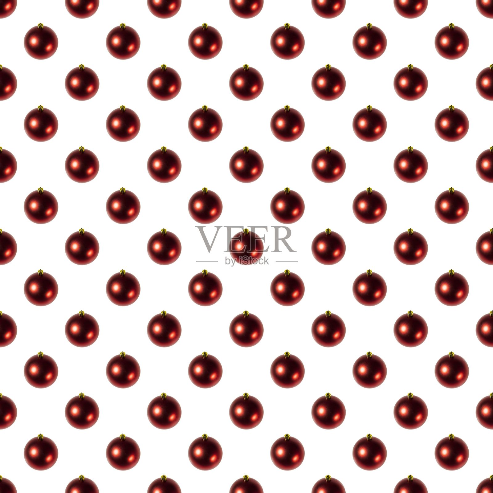 近距离观察图案圣诞装饰孤立在白色的背景。明信片。照片摄影图片