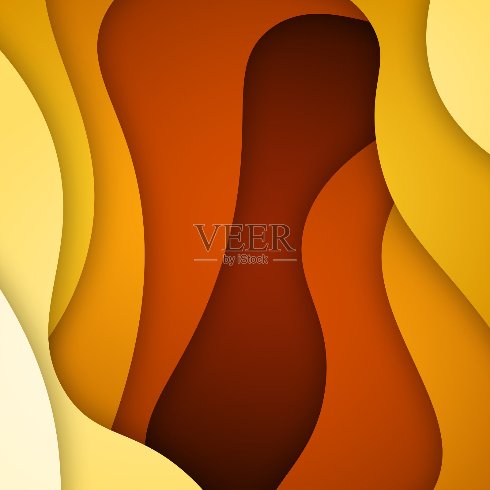 彩色液体和几何背景与流体梯度形状插画图片素材