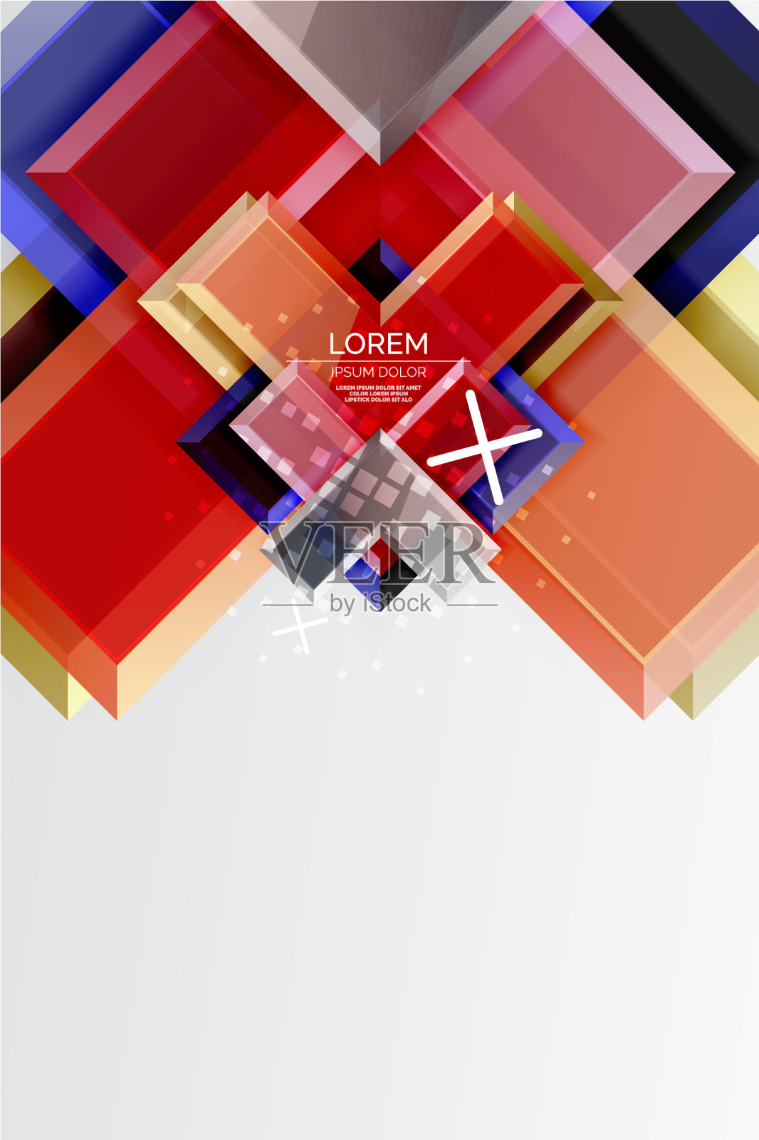 金属箭头形状的背景抽象几何插画图片素材