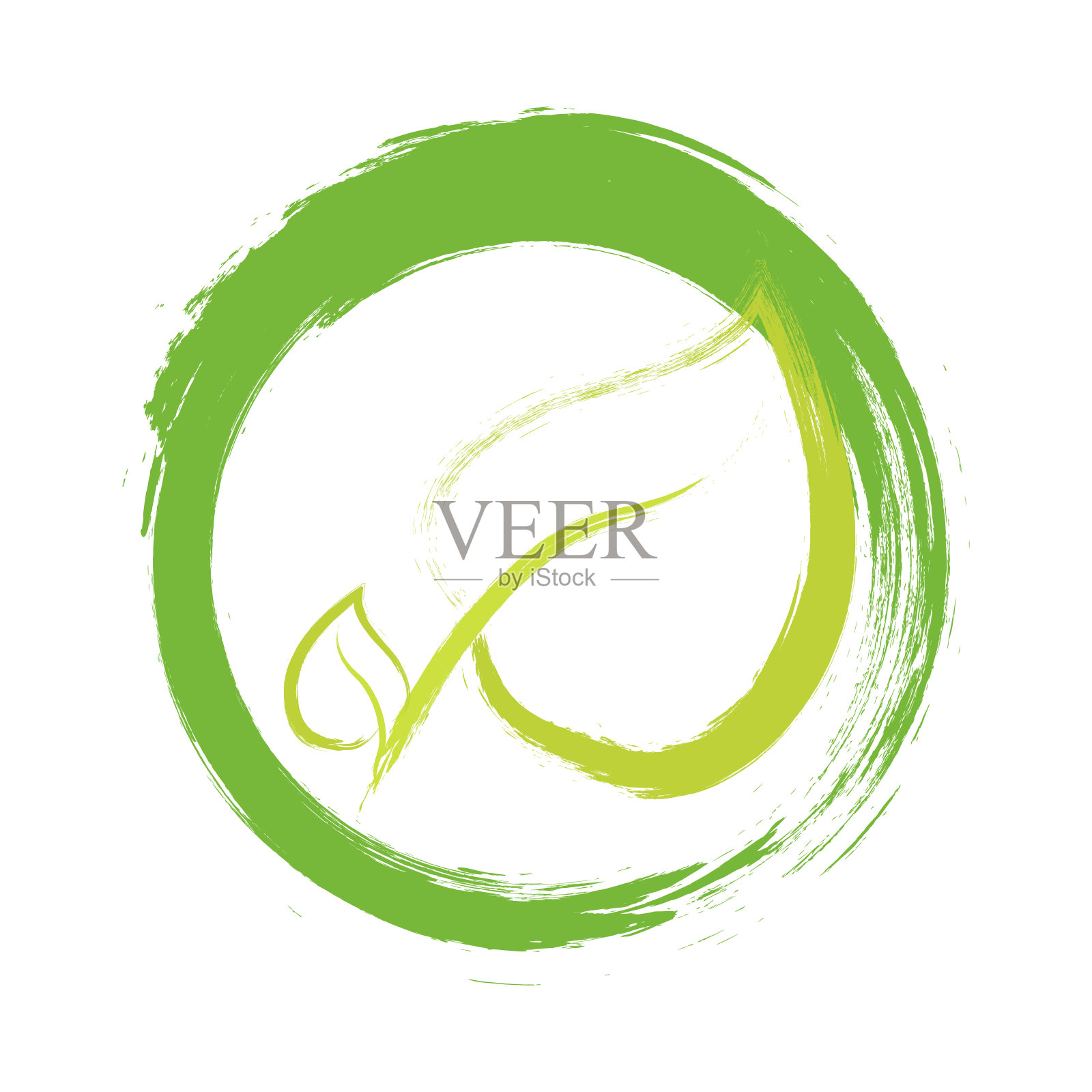 生态标签向量，绘制图标为天然产品包装，服装和食品包装。生态标志，垃圾摇滚留下图标。矢量信号。食品标志。平面设计元素。自然的产品。有机的自然形状。复古设计。插画图片素材