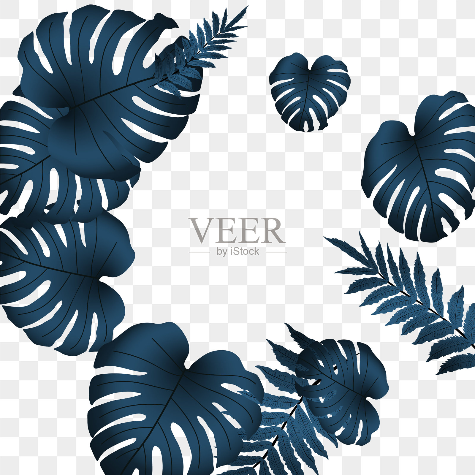 热带模式插画图片素材