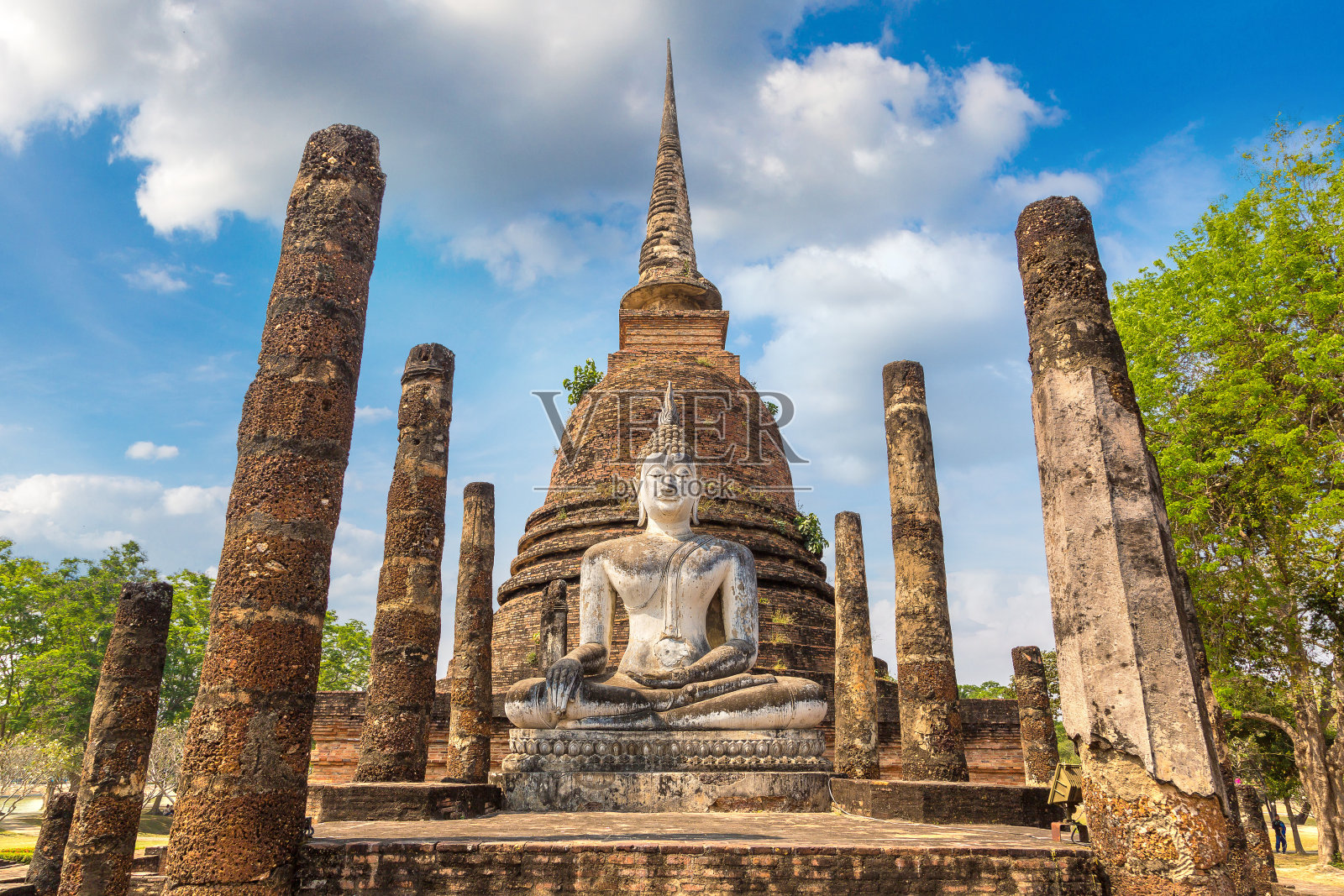 素可泰历史公园照片摄影图片