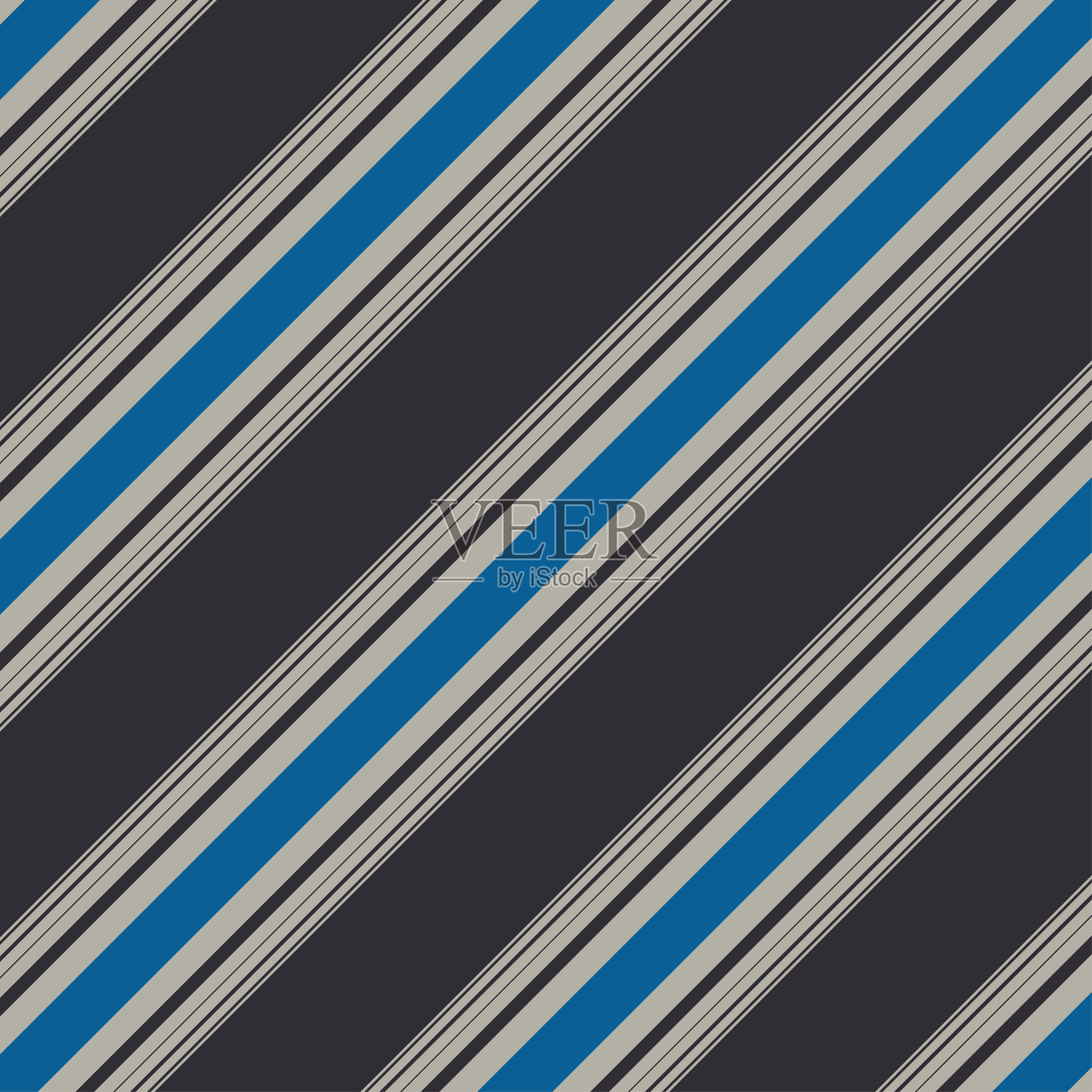 条纹无缝图案与彩色平行条纹。插画图片素材