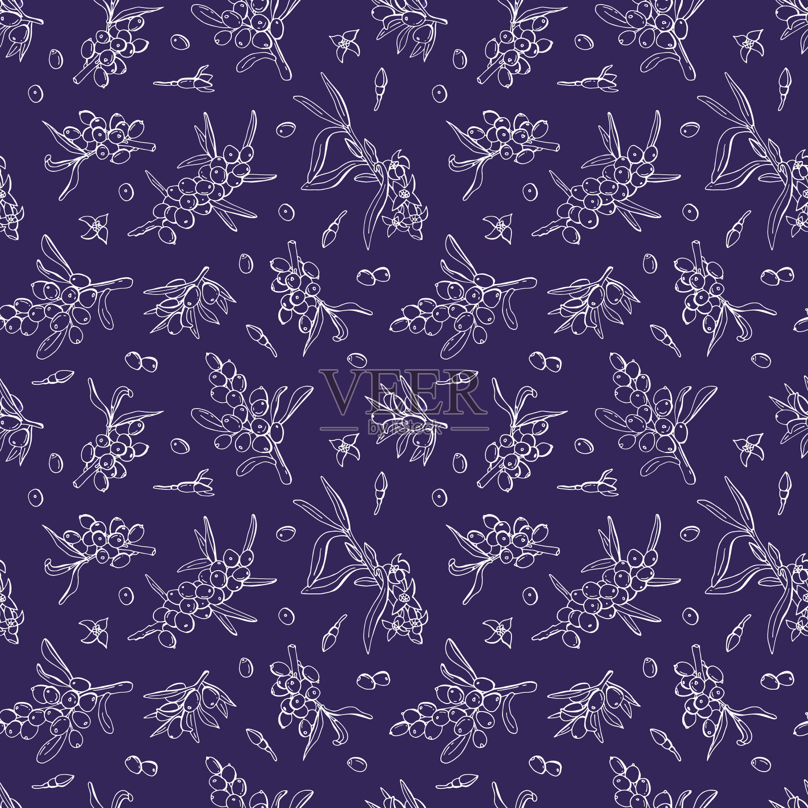 无缝图案野营帐篷插画图片素材