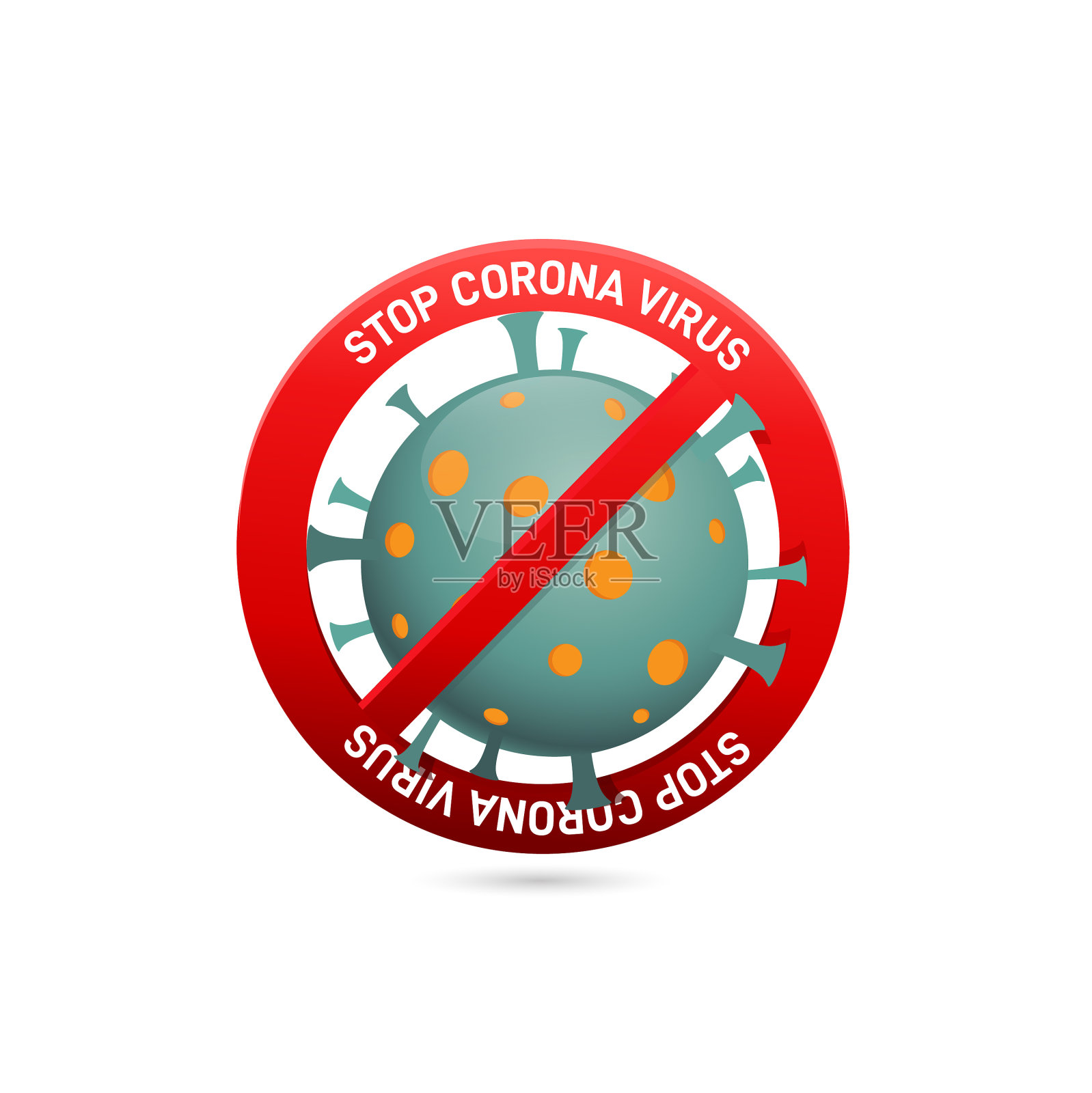 COVID-19禁令图标设计设计元素图片