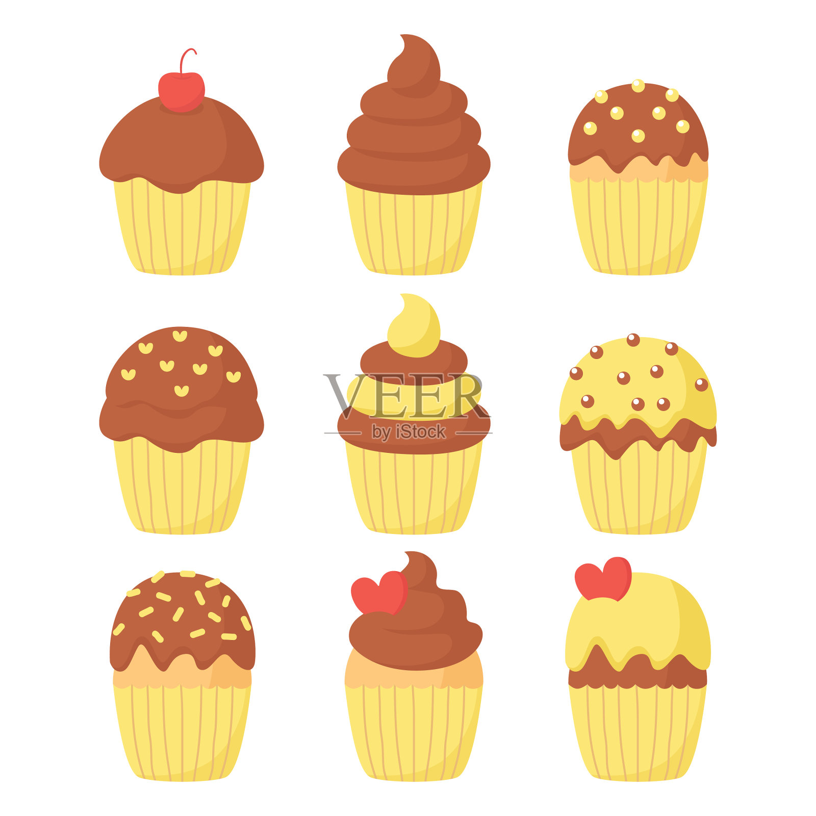 蛋糕插画图片素材