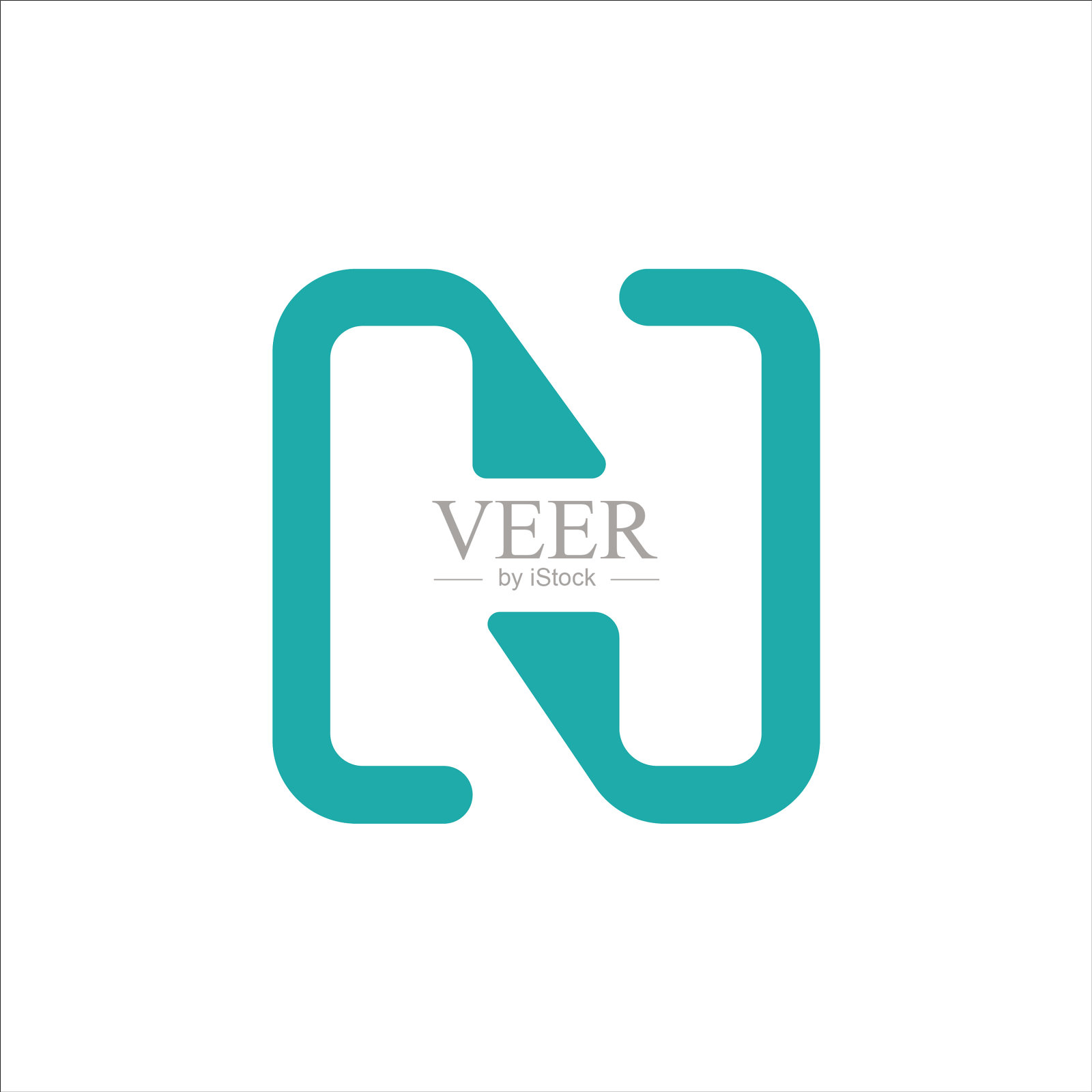 首字母ch或hc标志设计模板设计元素图片