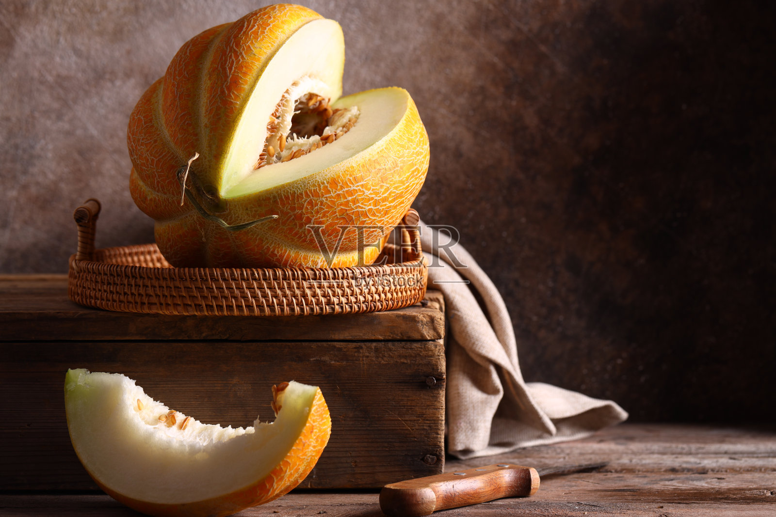 有机水果西瓜照片摄影图片