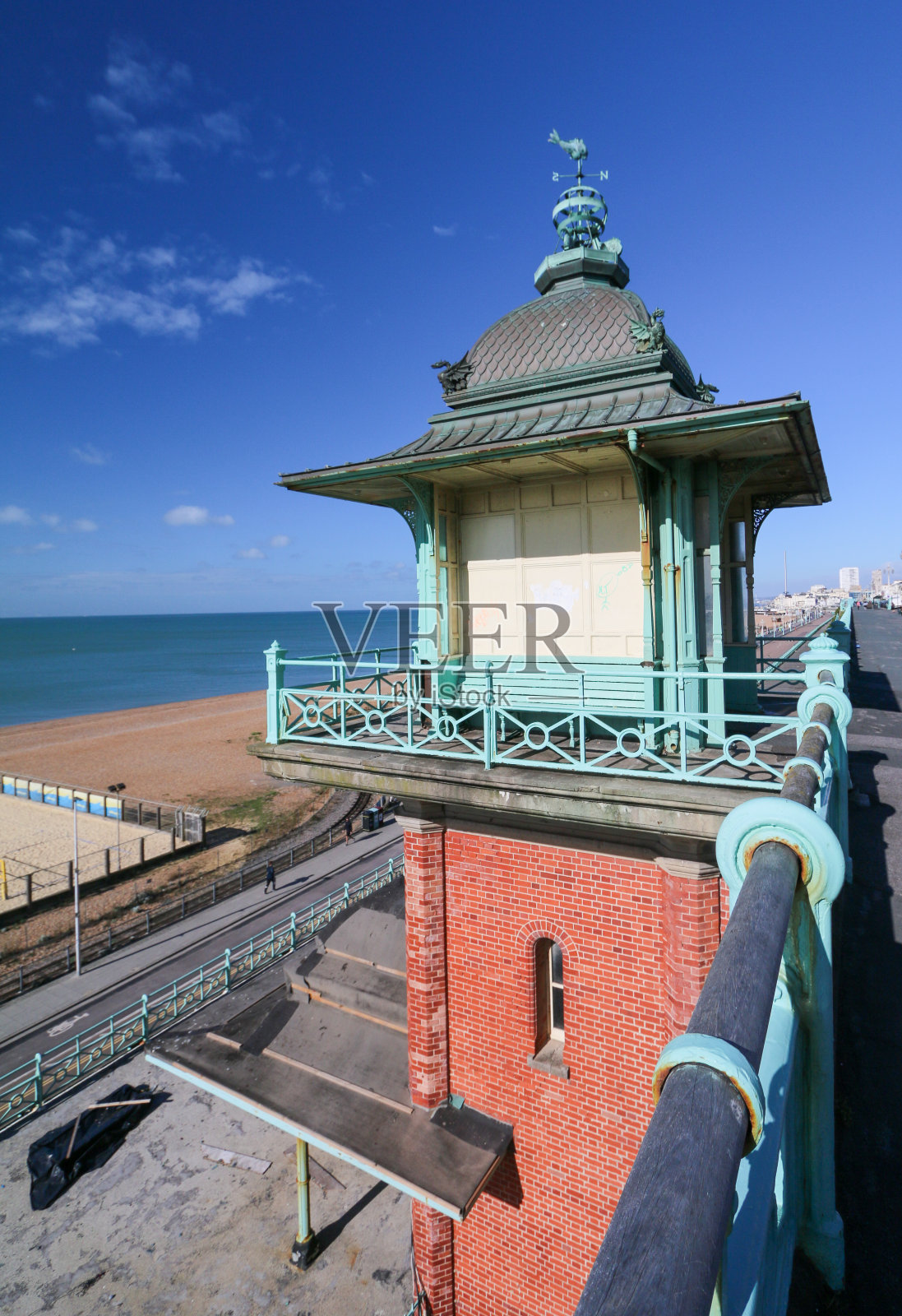 英国布莱顿的马德拉电梯照片摄影图片