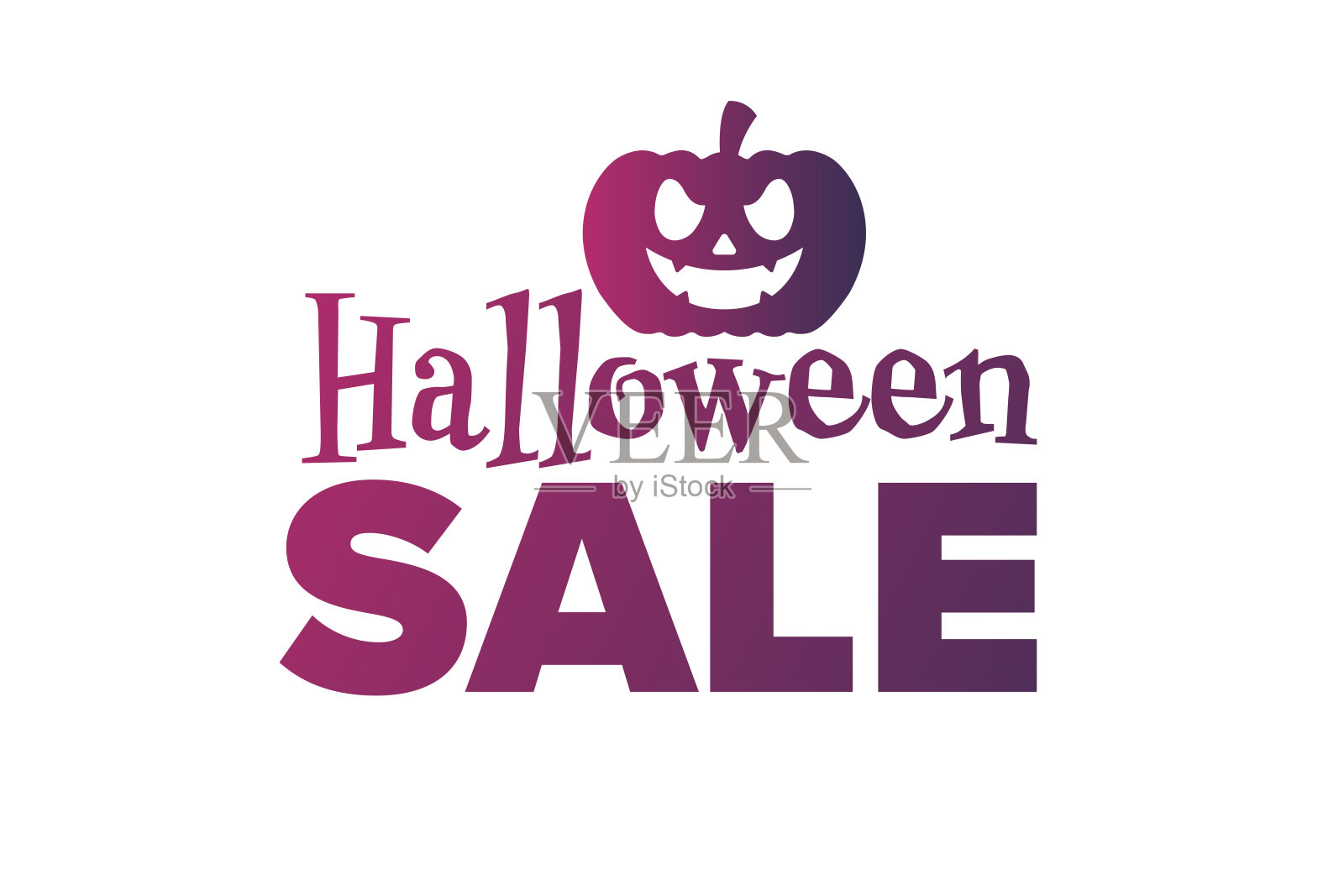 万圣节。10月31日。销售的概念。模板的背景，旗帜，卡片，海报与文字题词。向量EPS10插图。设计元素图片