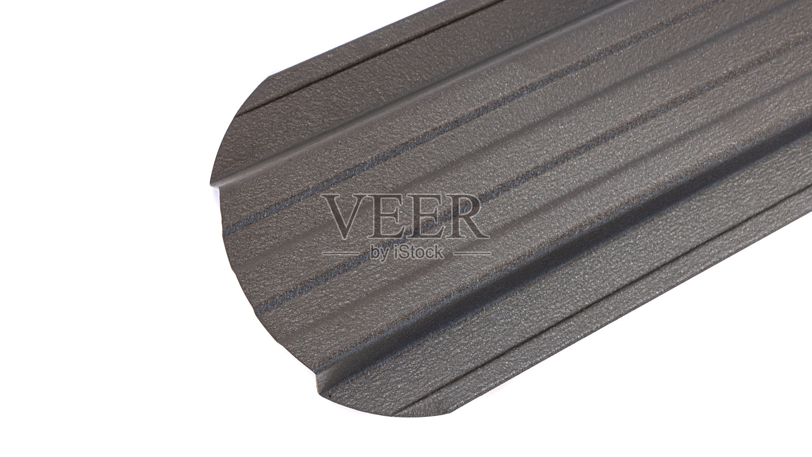 木屋围栏栏杆为彩色金属型材元素隔离照片摄影图片