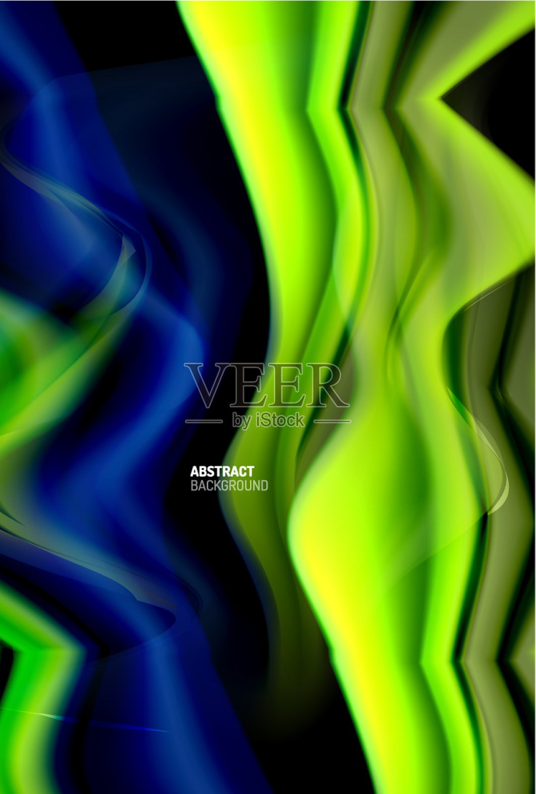 液体梯度抽象背景色波插画图片素材