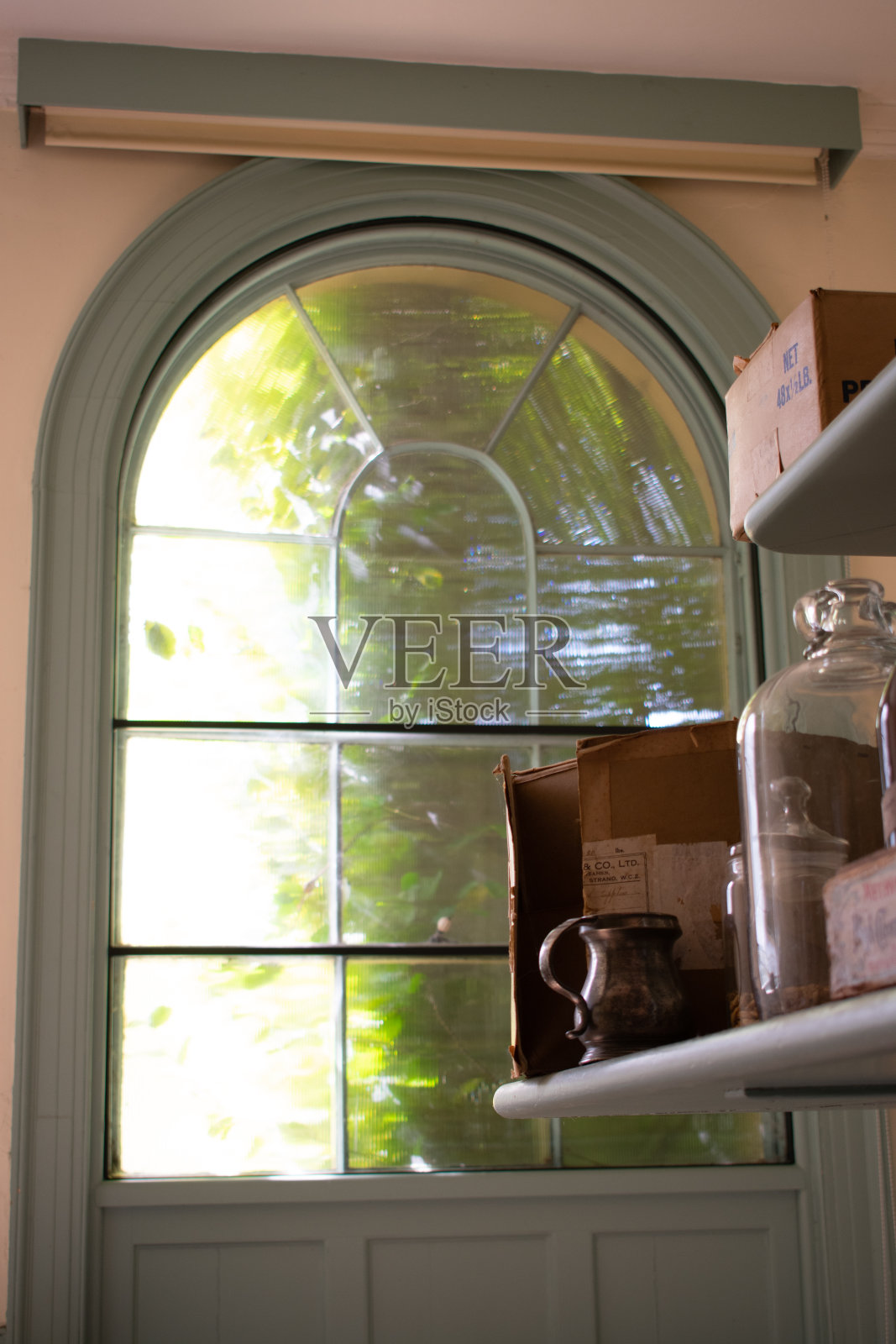 旧厨房的窗户照片摄影图片