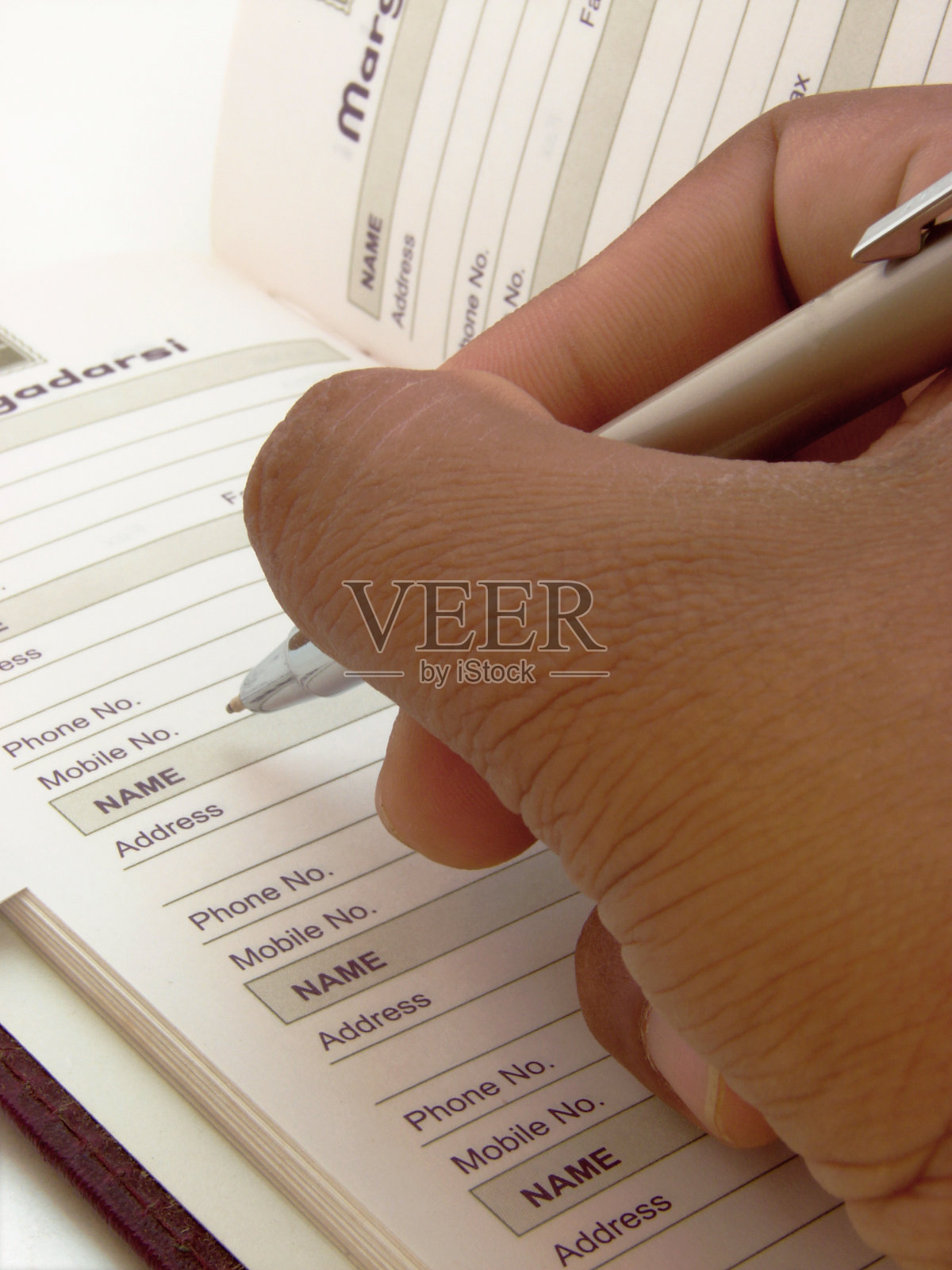 电话簿数据录入照片摄影图片