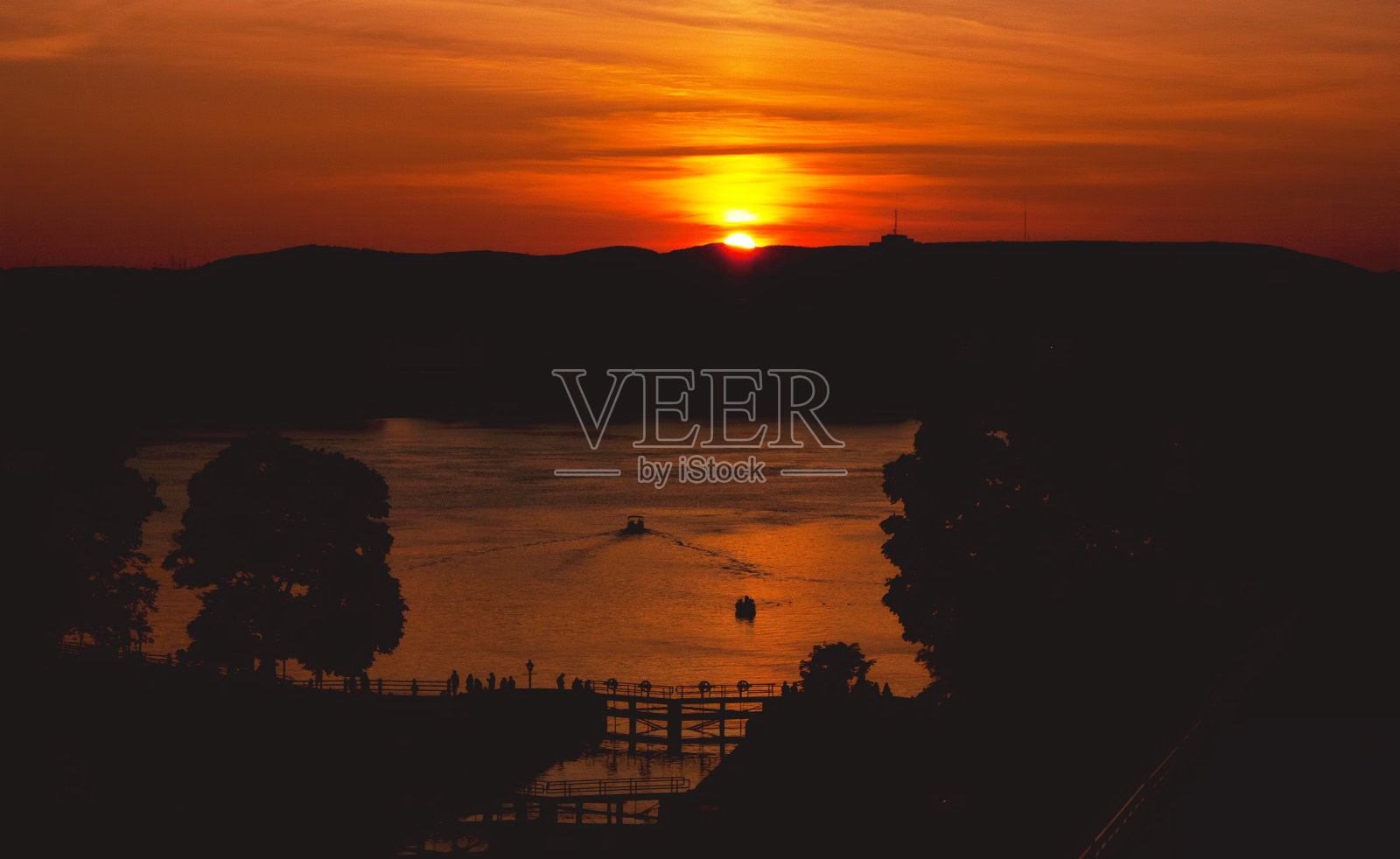 日落在渥太华照片摄影图片