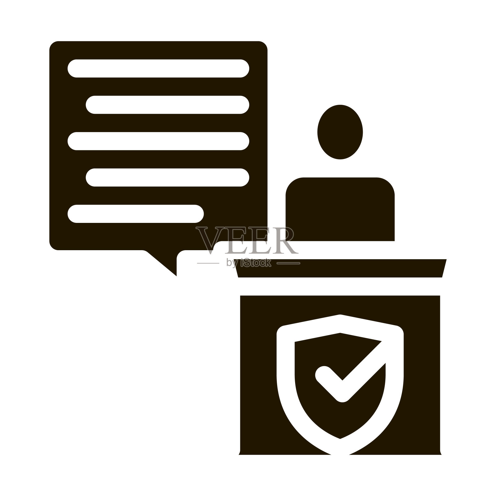 审判文件法律图标矢量插图插画图片素材