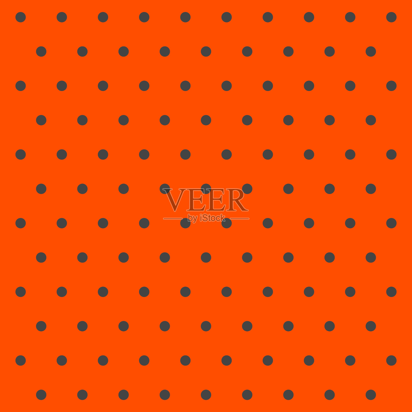 万圣节图案波尔卡点插画图片素材