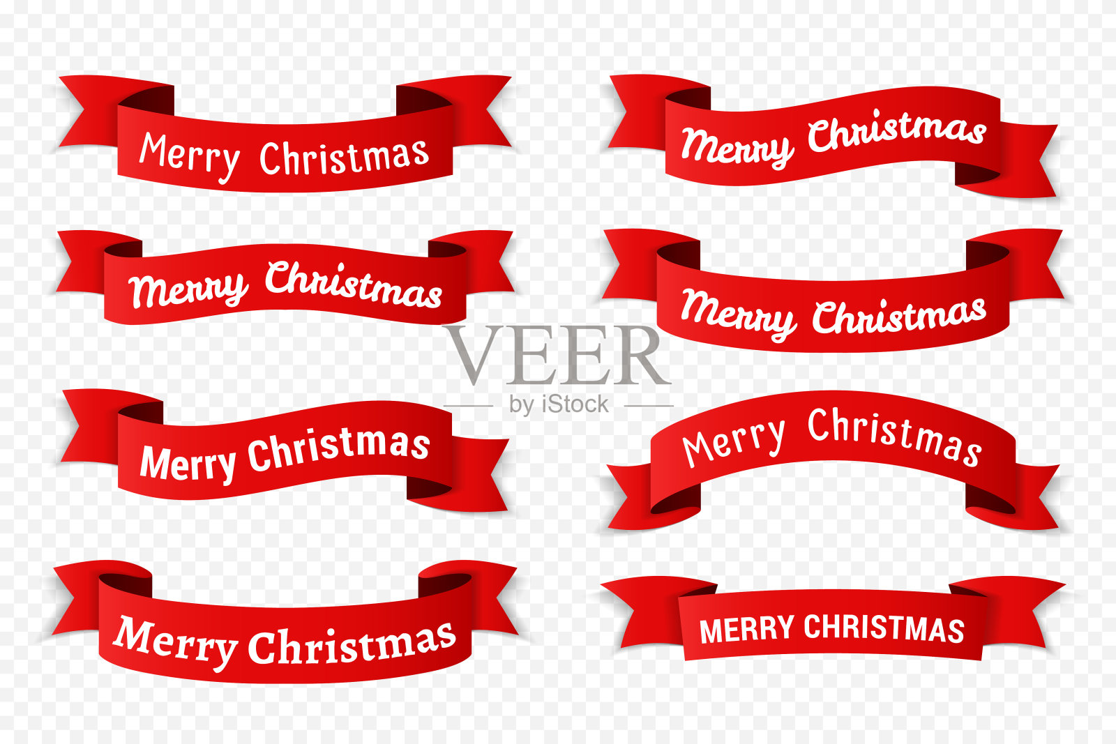 圣诞快乐横幅插画图片素材