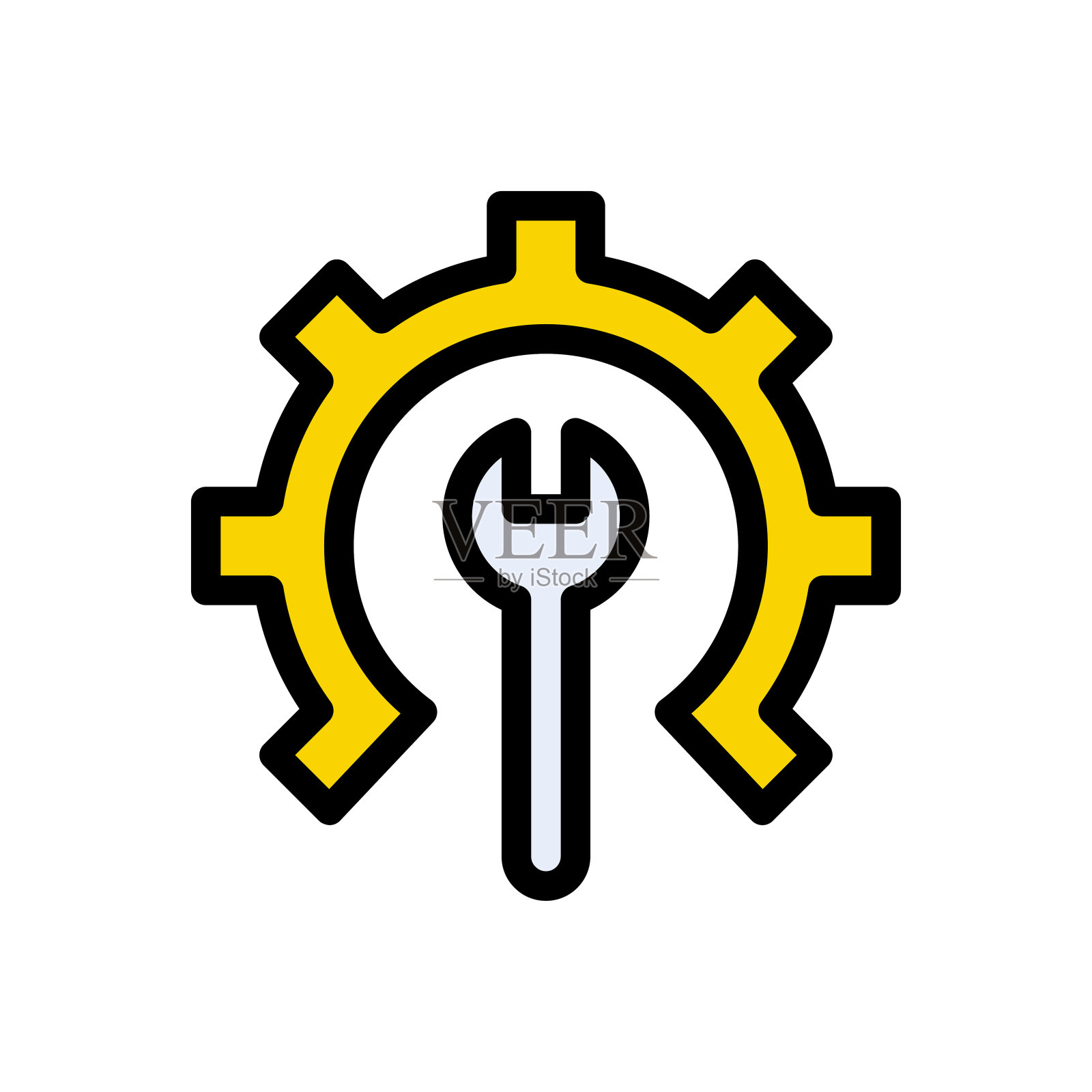 维护插画图片素材