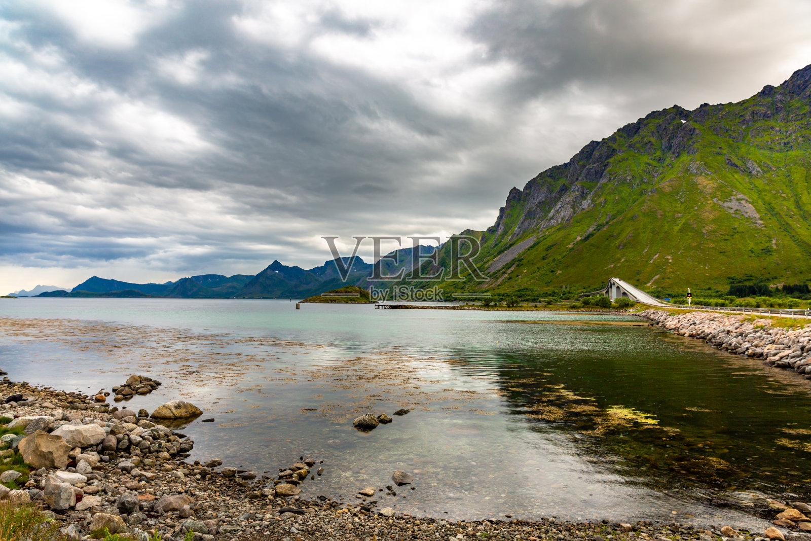 挪威北部的罗浮敦群岛照片摄影图片