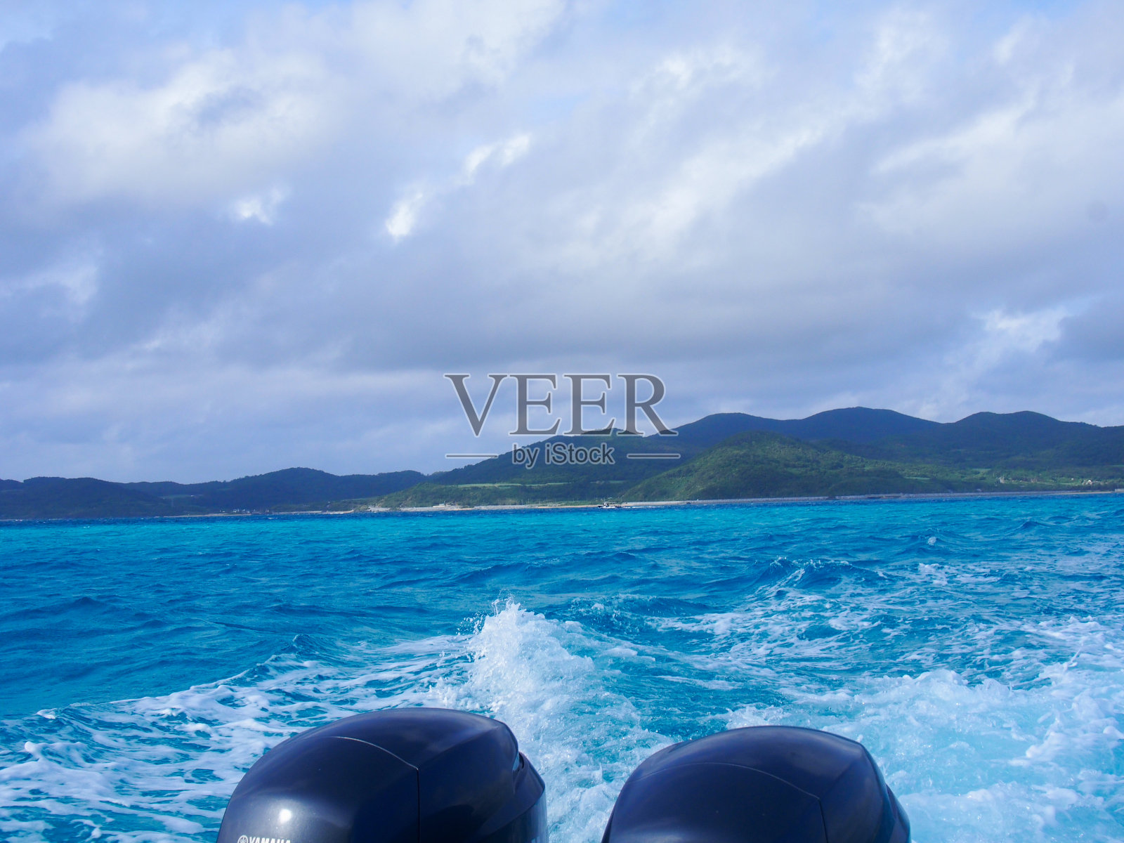 冲绳县久米岛新里海滩的风景照片照片摄影图片