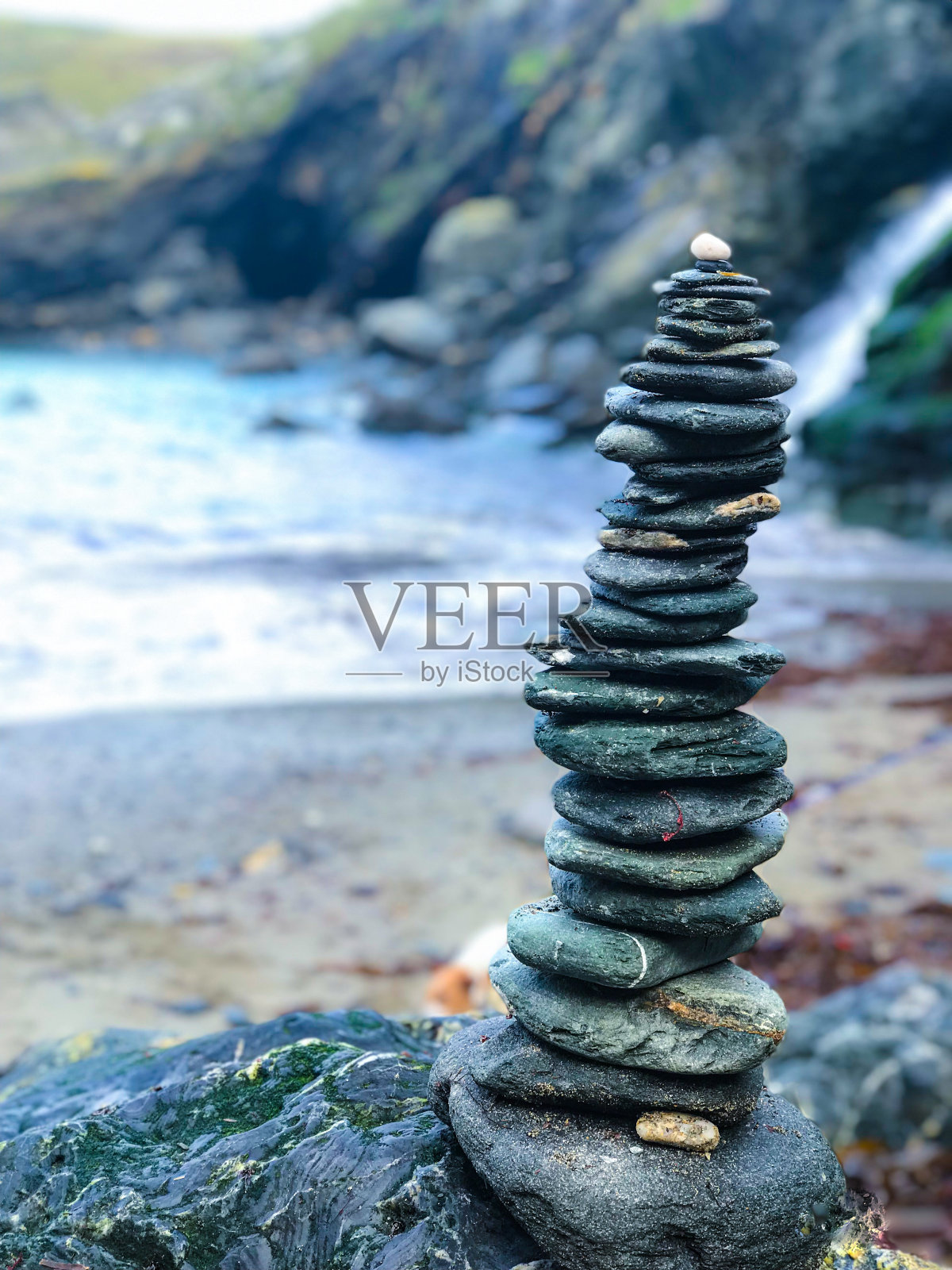 鹅卵石堆栈照片摄影图片