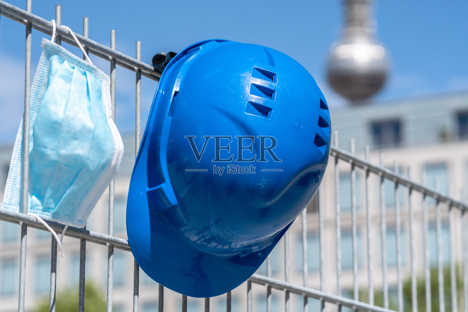 新冠肺炎疫情期间的职业安全照片摄影图片