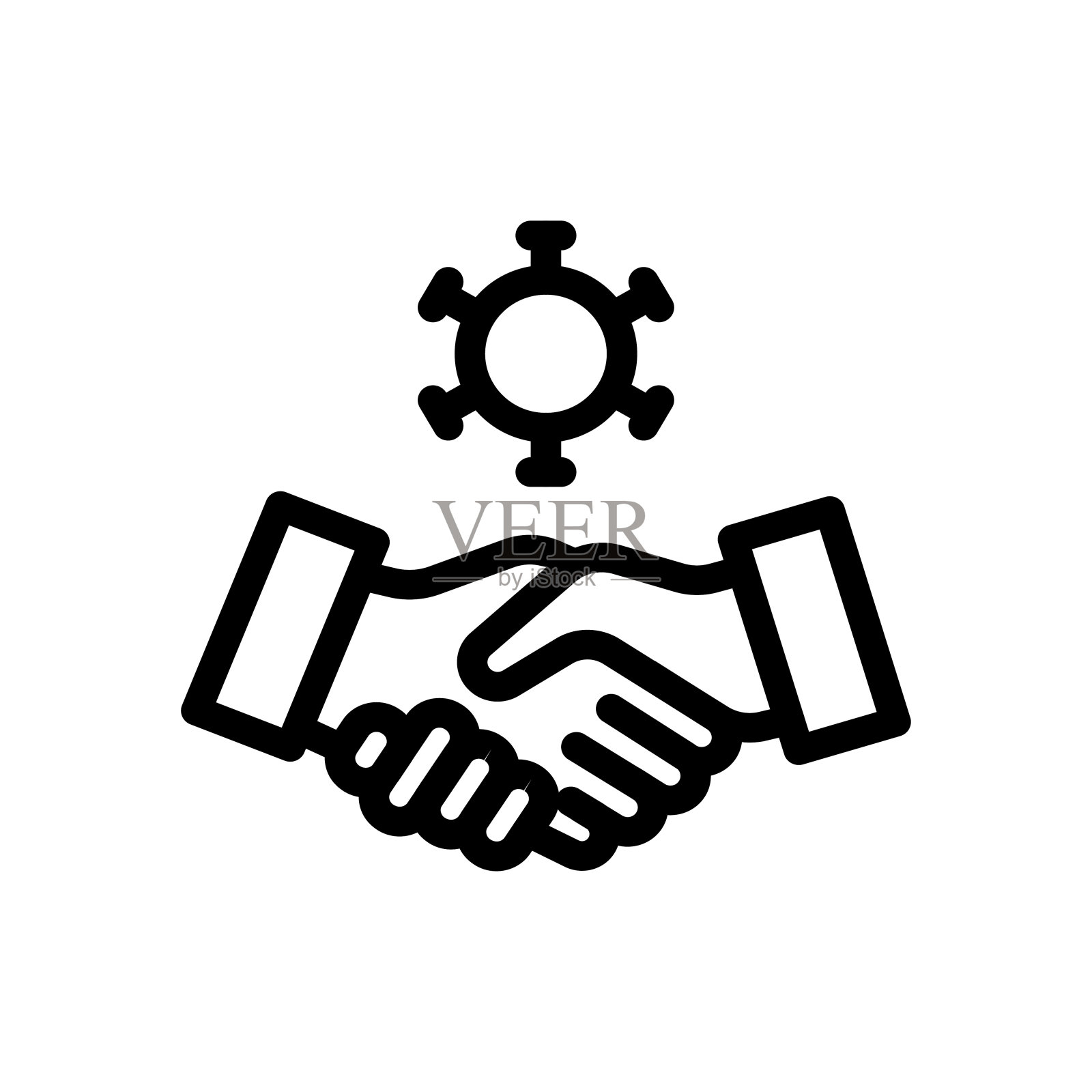 电晕插画图片素材