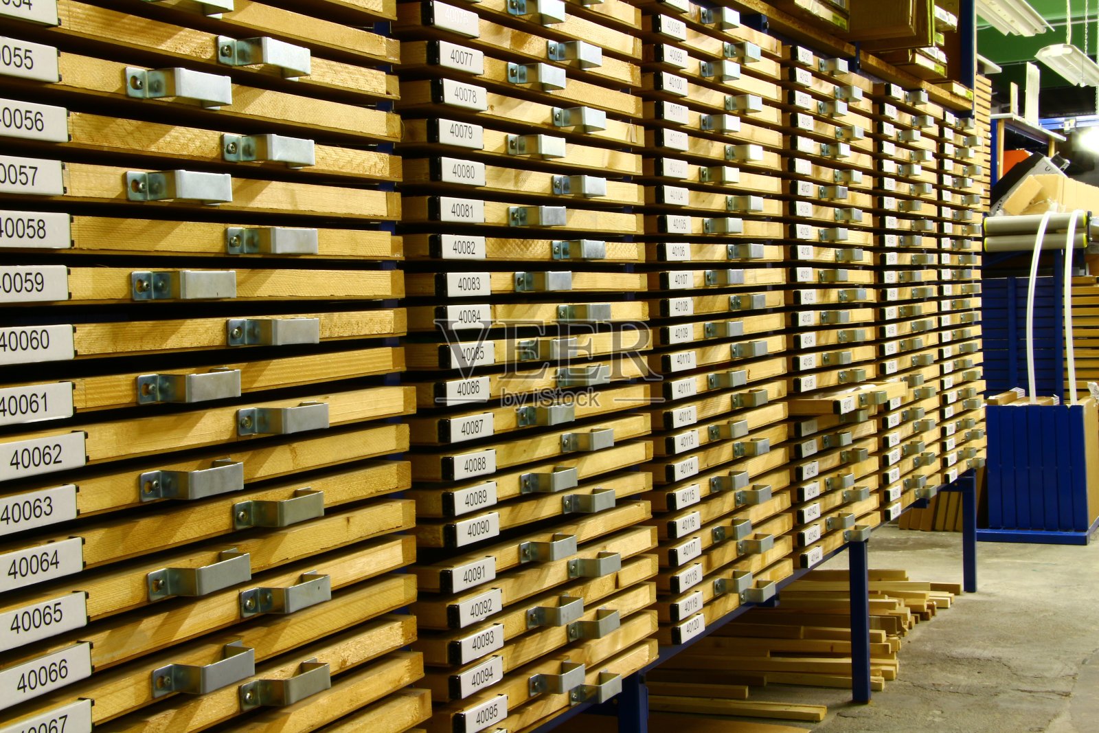 在德国的门登生产Plissee照片摄影图片