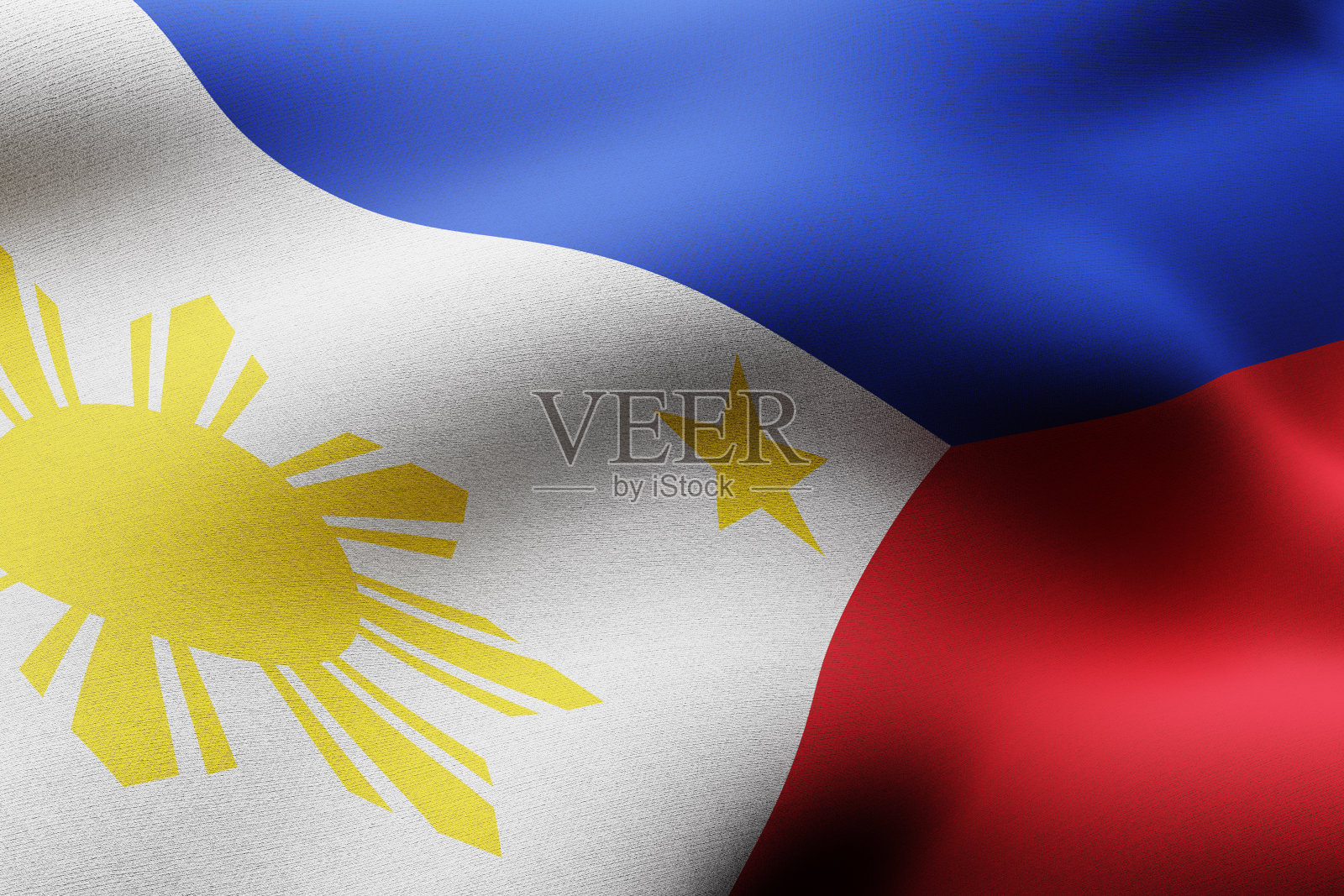 菲律宾3 d国旗照片摄影图片
