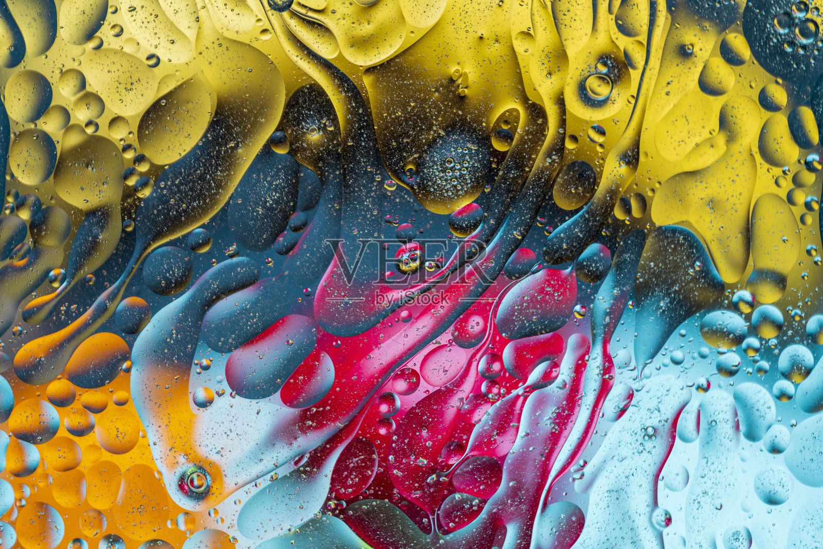 近距离观察彩色抽象设计，纹理。美丽的抽象背景。照片摄影图片