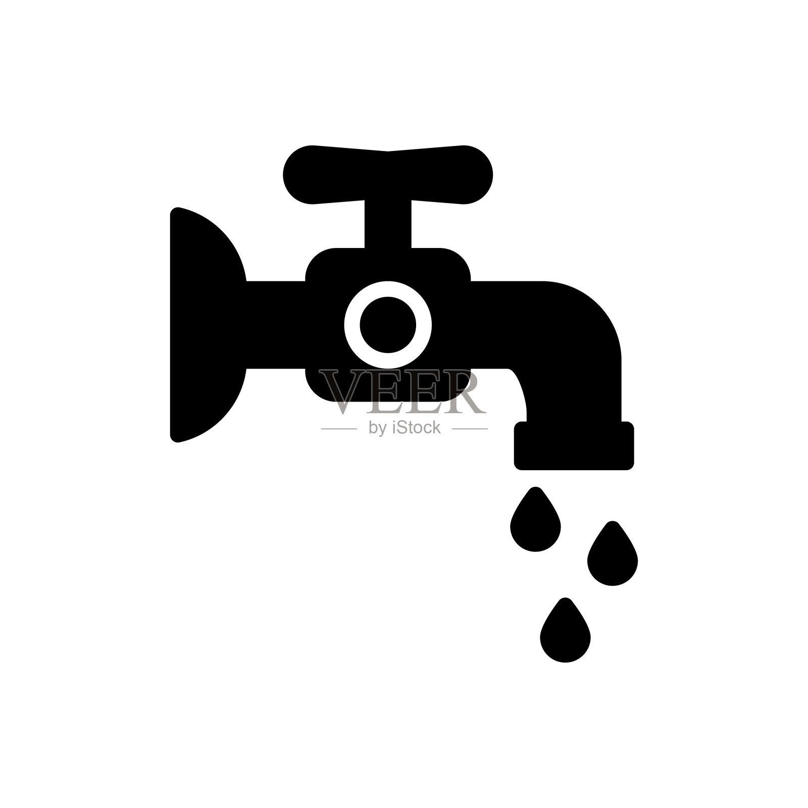 水龙头插画图片素材