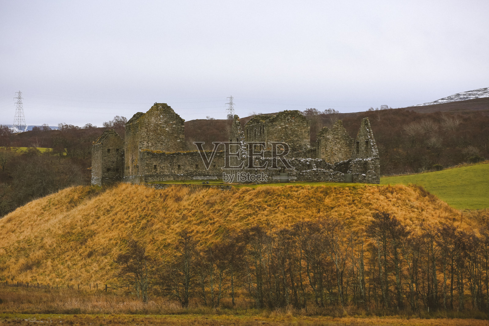 苏格兰高地的冬天照片摄影图片