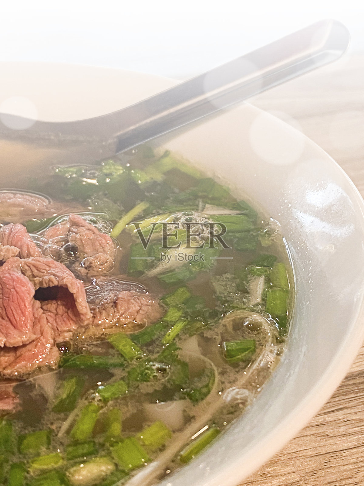 越南牛肉河粉照片摄影图片