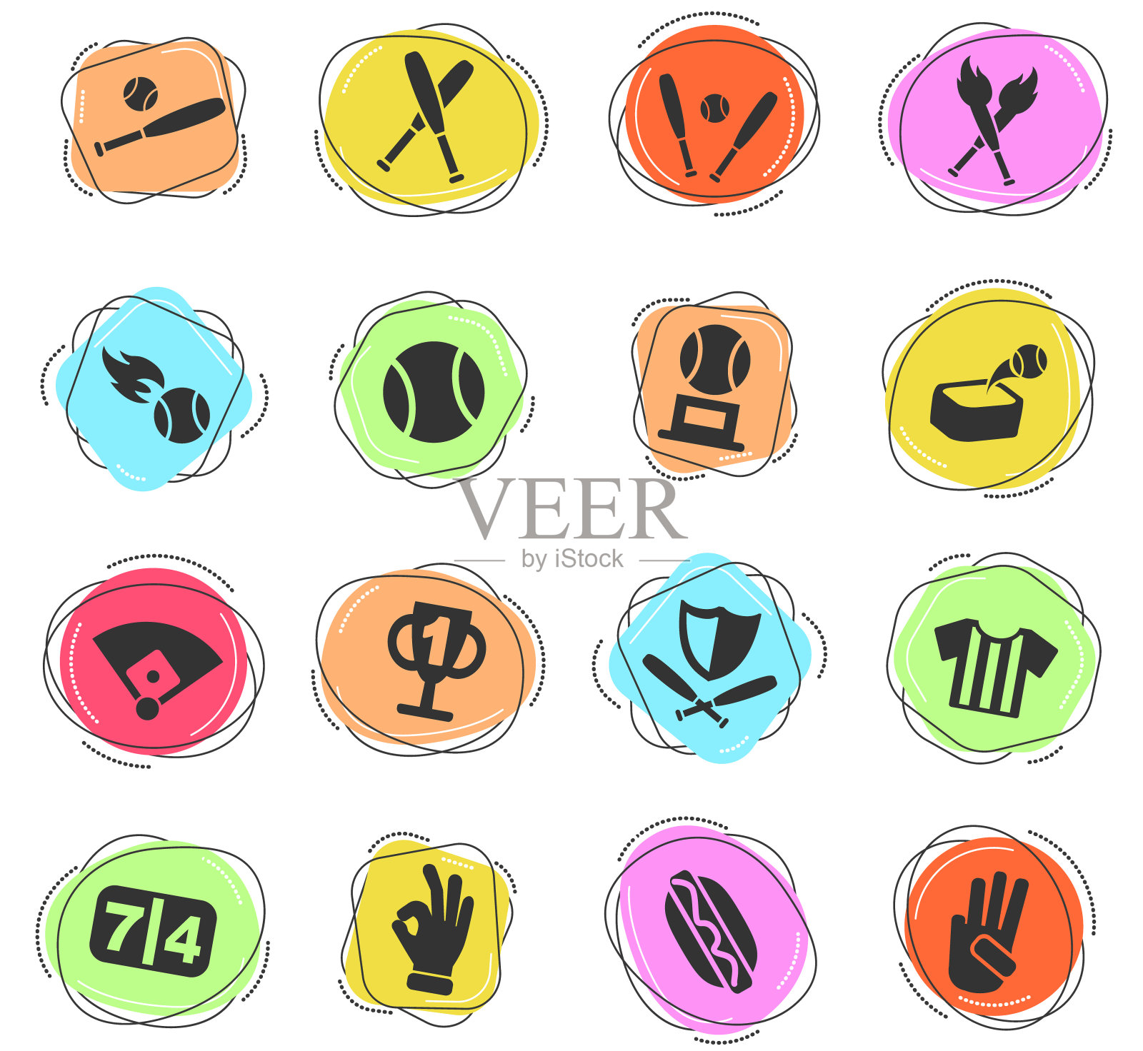 棒球图标设置图标素材