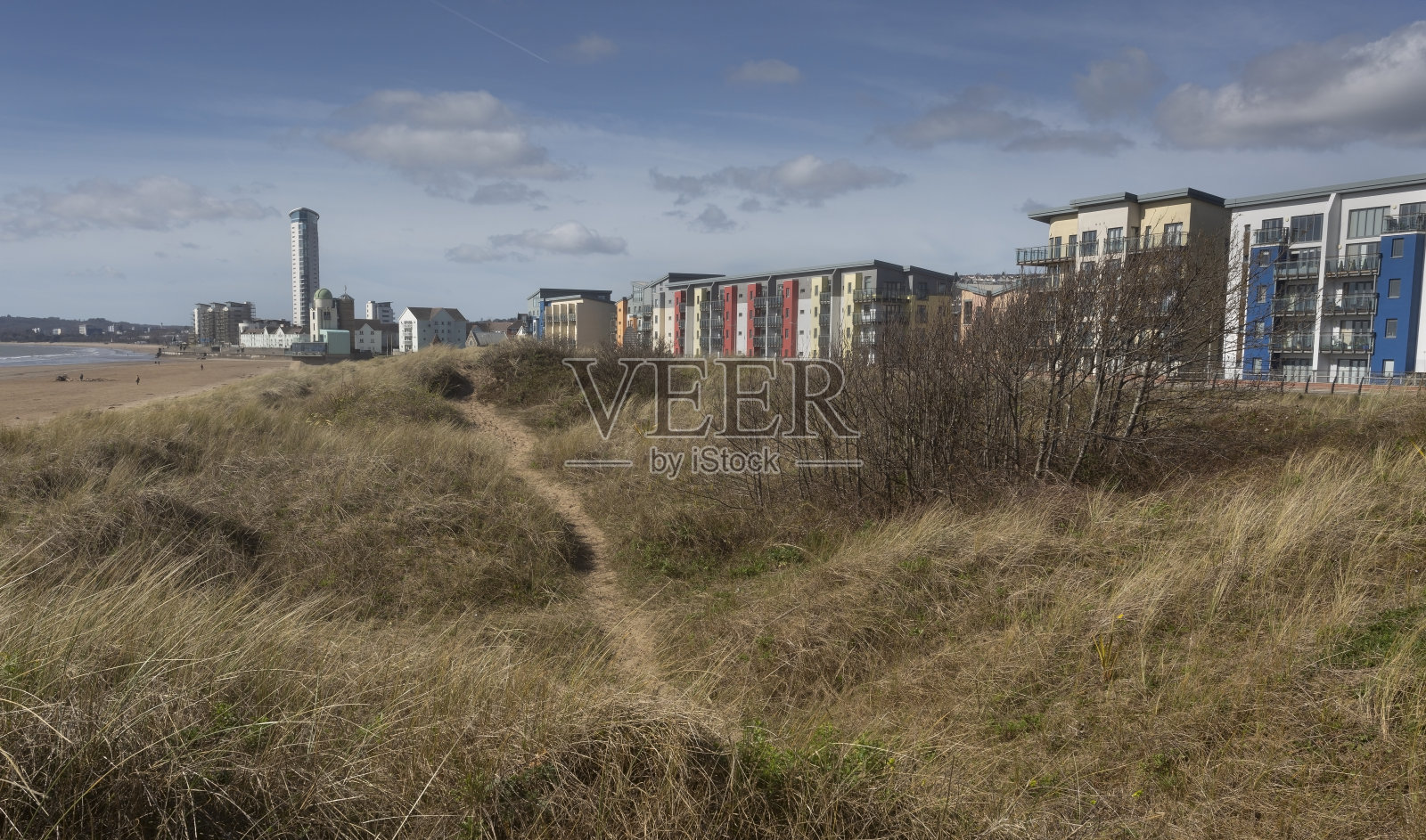 斯旺西滨住房照片摄影图片